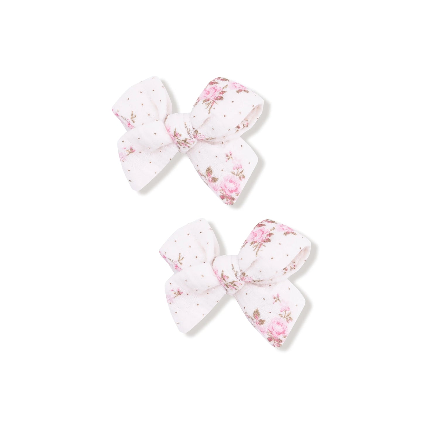 Angel Dear 2 Pack Bow Clips for Baby Girls Soft Secure Angel Dear Everetts Place: Online Boutique