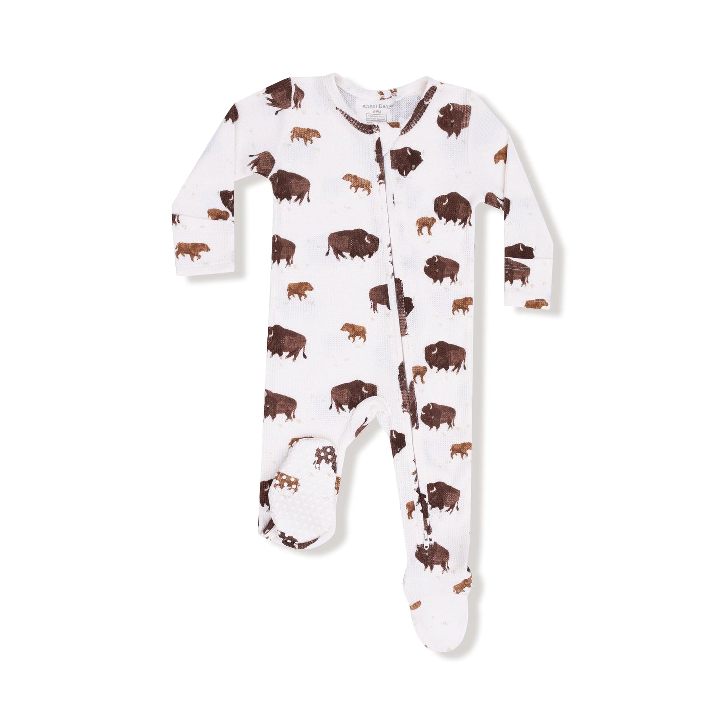 Angel Dear 2 Way Zipper Footie For Baby With Fold Cuffs Angel Dear Everetts Place: Online Boutique