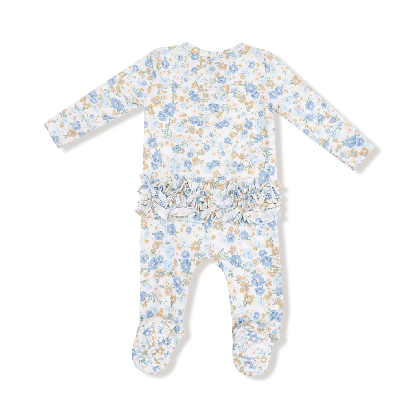 Angel Dear 2 Way Zipper Ruffle Back Footie Bamboo Soft Angel Dear Everetts Place: Online Boutique