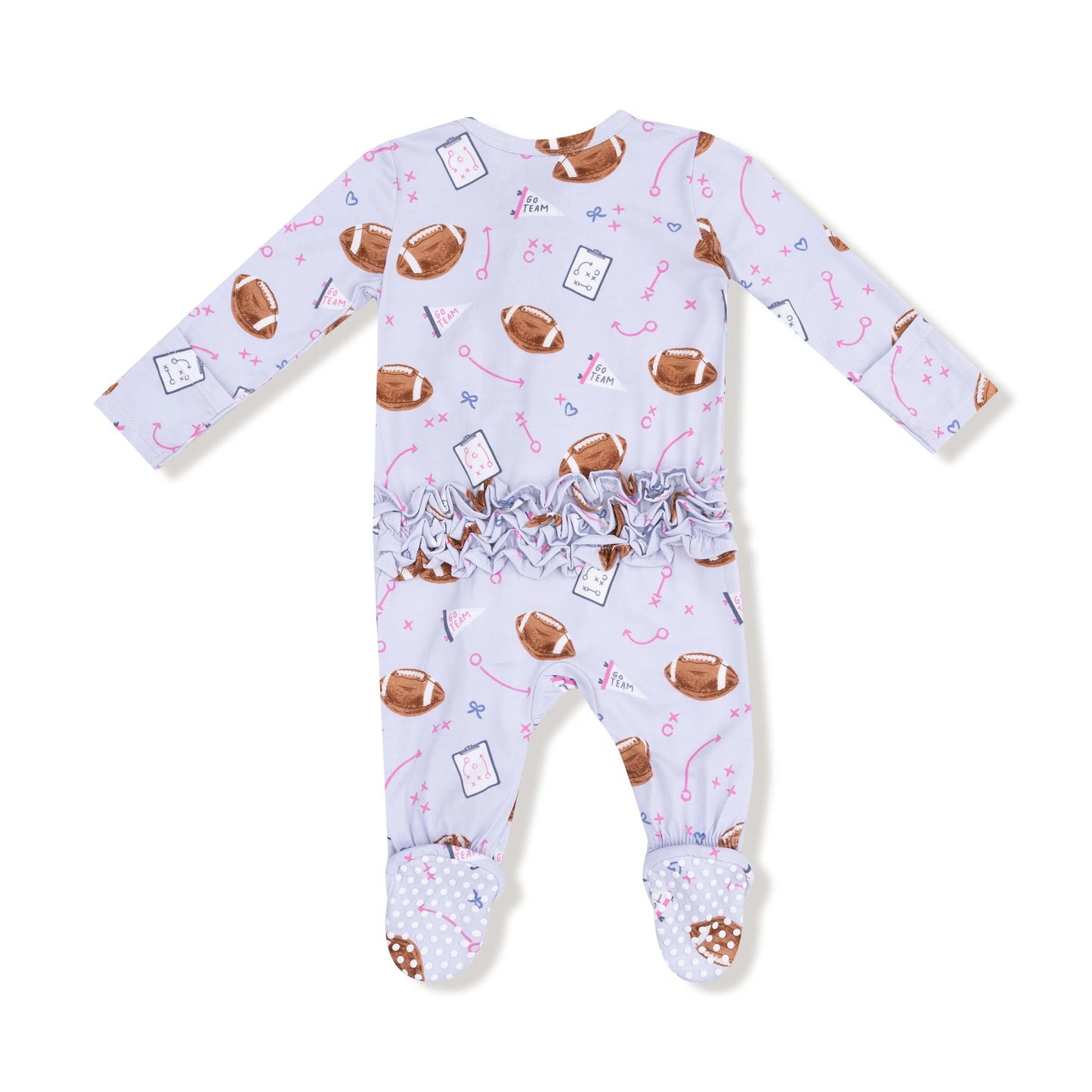 Angel Dear 2 Way Zipper Ruffle Front Footie For Baby Angel Dear Everetts Place: Online Boutique