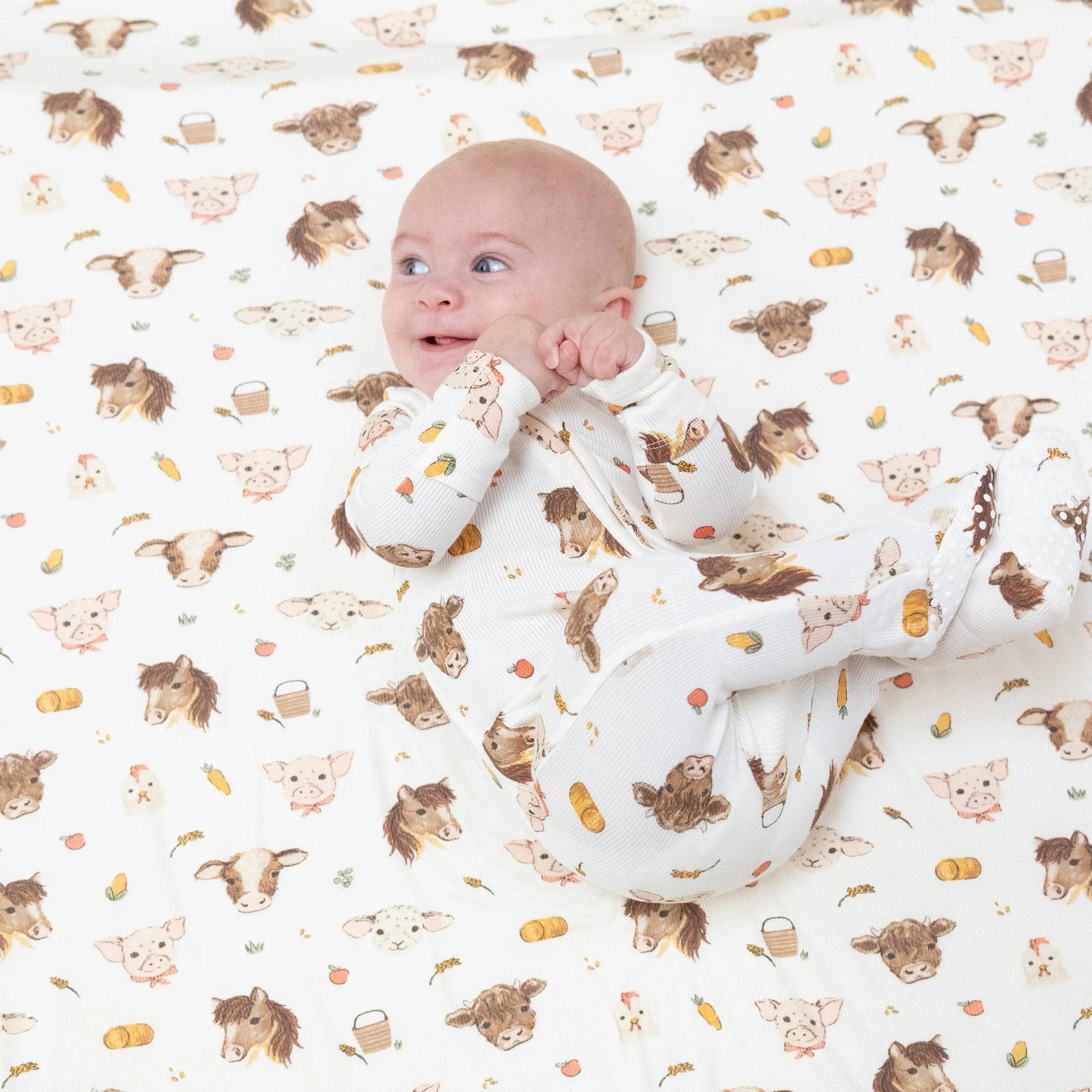 Angel Dear Baby 2 Way Zipper Footie Soft Ribbed Modal Angel Dear Everetts Place: Online Boutique