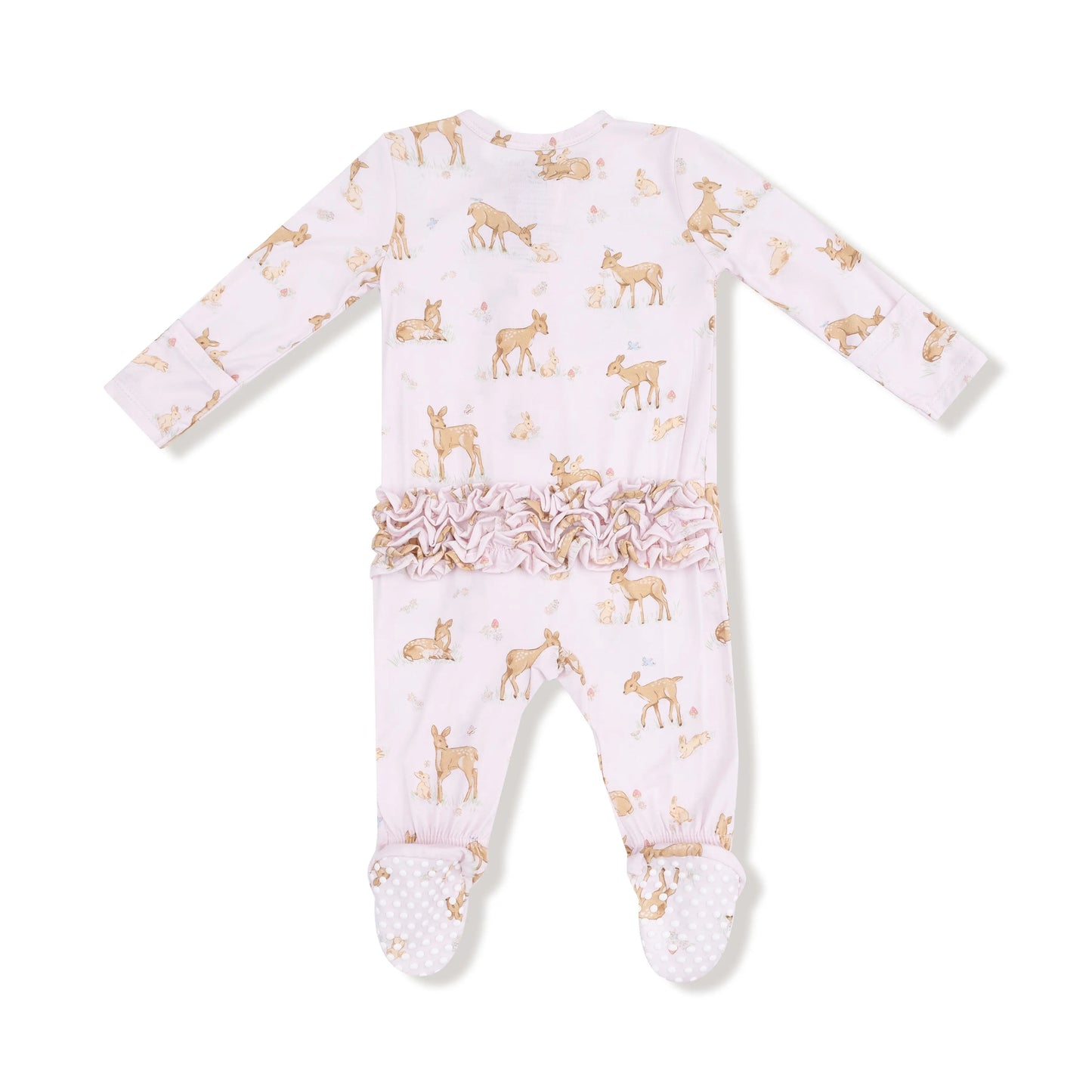 Angel Dear Bamboo 2 Way Zipper Ruffle Back Footie Baby Angel Dear Everetts Place: Online Boutique