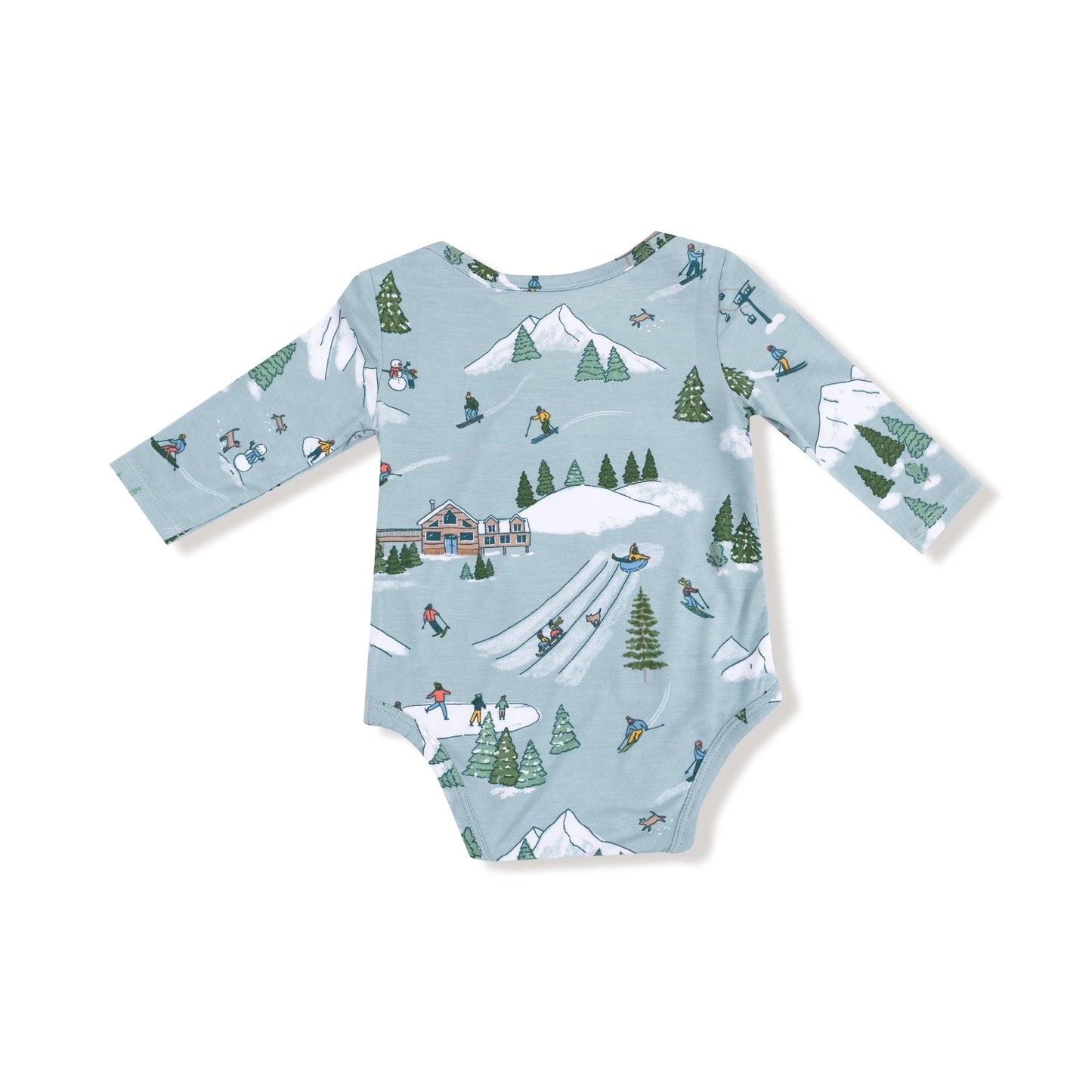 Angel Dear Bamboo Lap Shoulder Bodysuit Long Sleeve Baby Angel Dear Everetts Place: Online Boutique