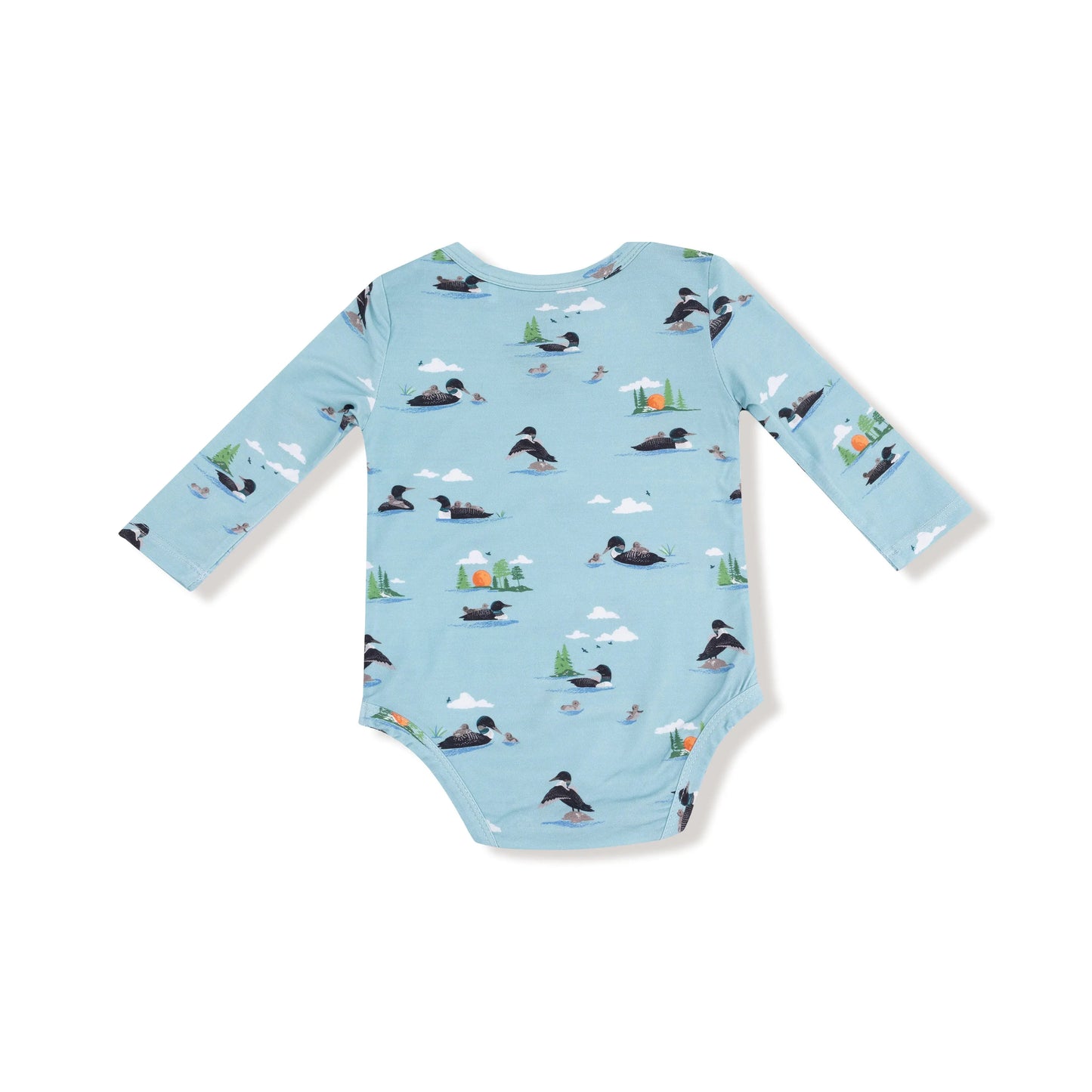 Angel Dear Bamboo Long Sleeve Bodysuit Lap Shoulder Baby Angel Dear Everetts Place: Online Boutique