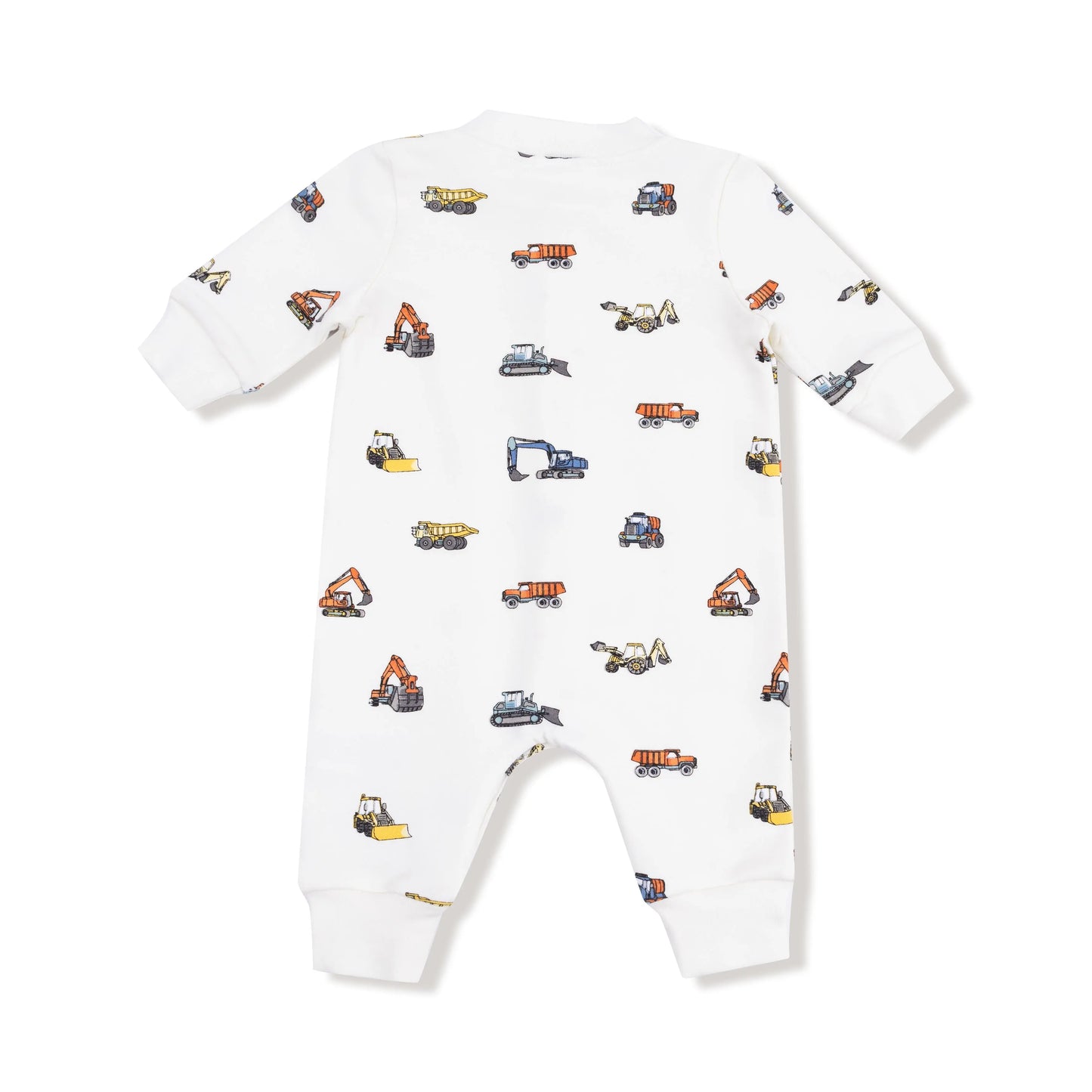 Angel Dear Baseball Collar Romper With Front Placket Angel Dear Everetts Place: Online Boutique
