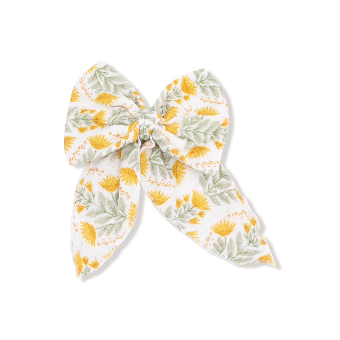 Angel Dear Bow With Tails Clip In Organic Cotton Muslin Angel Dear Everetts Place: Online Boutique