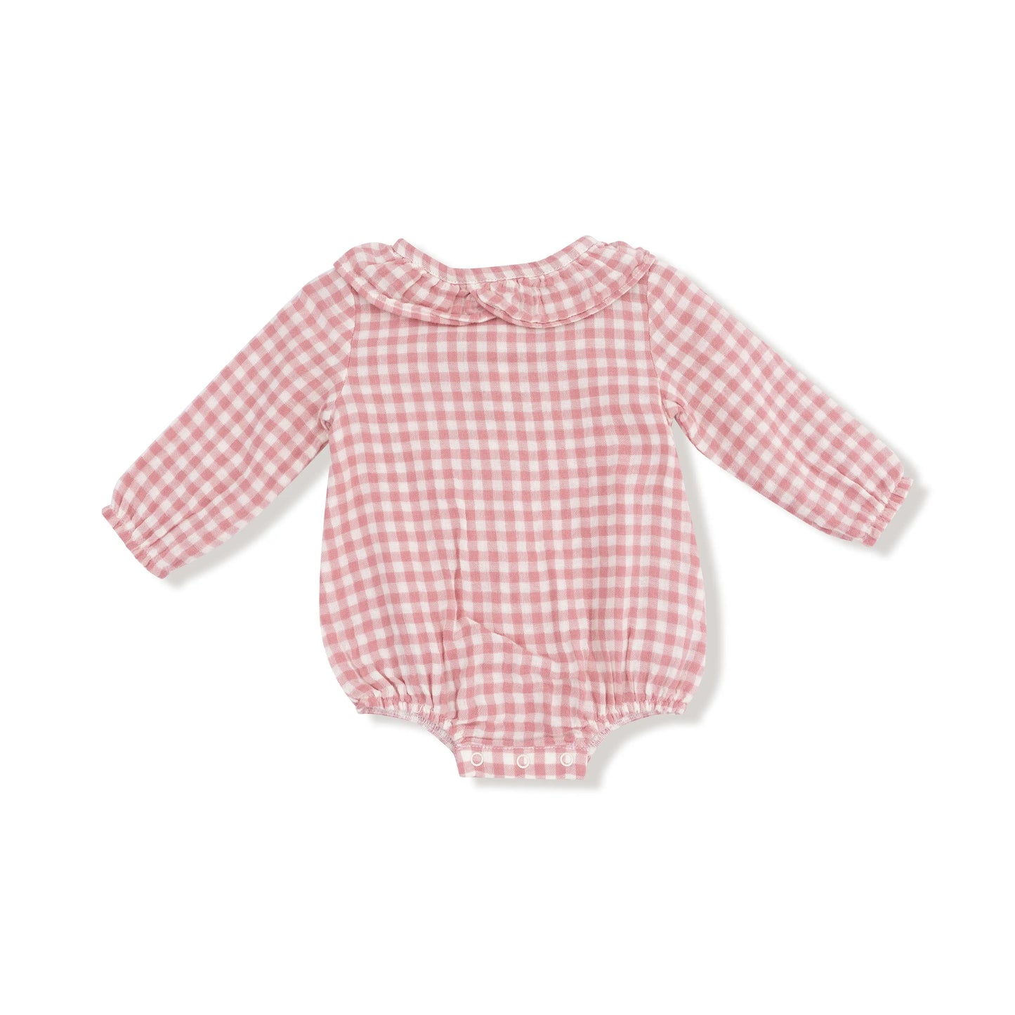 Angel Dear Bubble Romper With Ruffle Collar Organic Muslin Angel Dear Everetts Place: Online Boutique