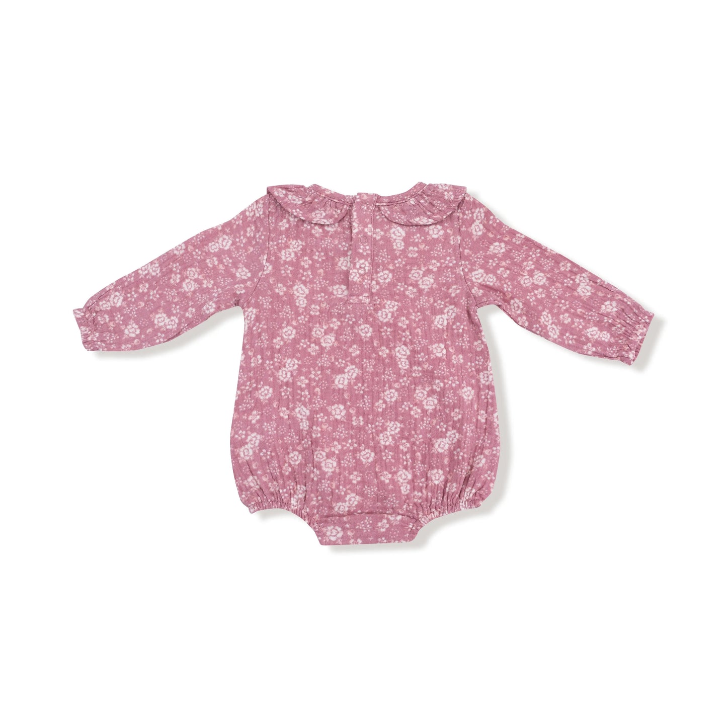 Angel Dear Bubble with Ruffle Collar Organic Muslin Angel Dear Everetts Place: Online Boutique