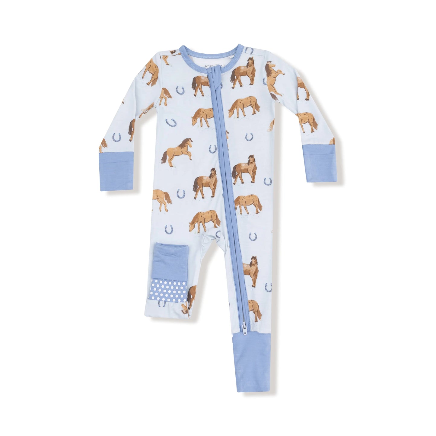 Angel Dear Convertible Romper Baby Snaps Zip Viscose Bamboo Angel Dear Everetts Place: Online Boutique