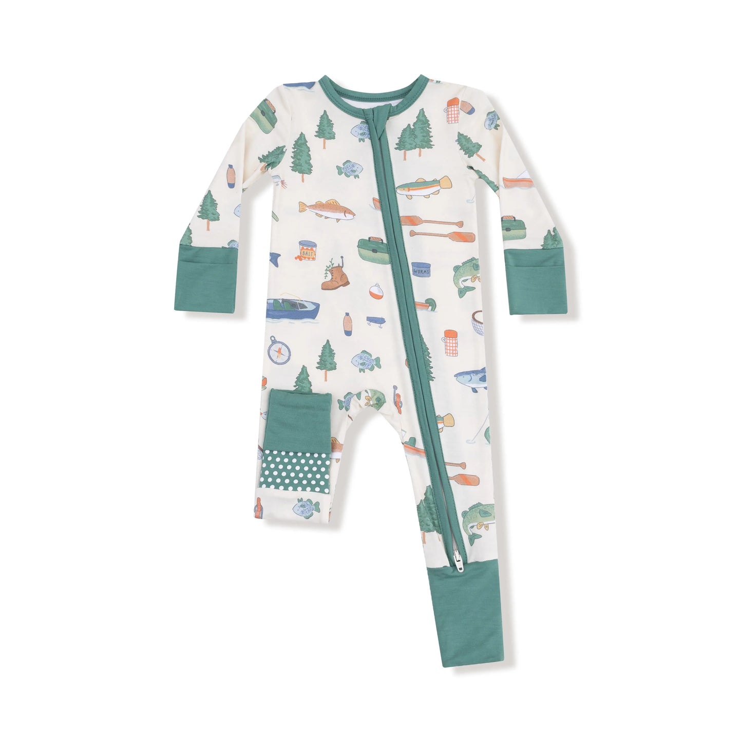 Angel Dear Convertible Romper Snap Zip Baby Outfit Angel Dear Everetts Place: Online Boutique