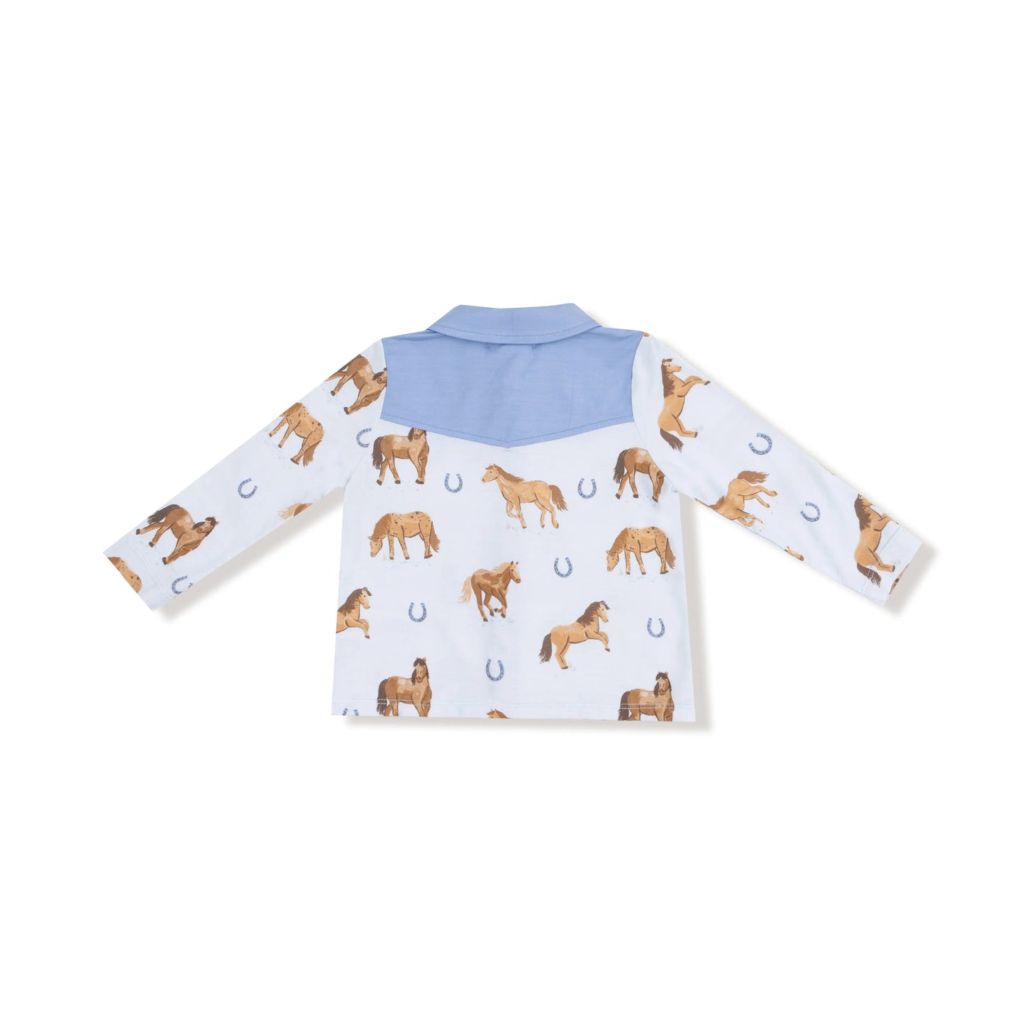 Angel Dear Cowboy Button Down and Pant Set for Kids Angel Dear Everetts Place: Online Boutique