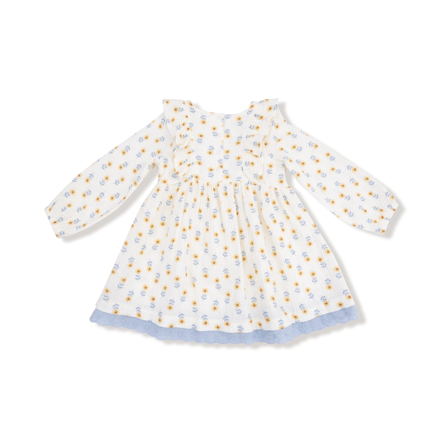 Angel Dear Dress With Legging Set Eyelet Hem Organic Cotton Angel Dear Everetts Place: Online Boutique
