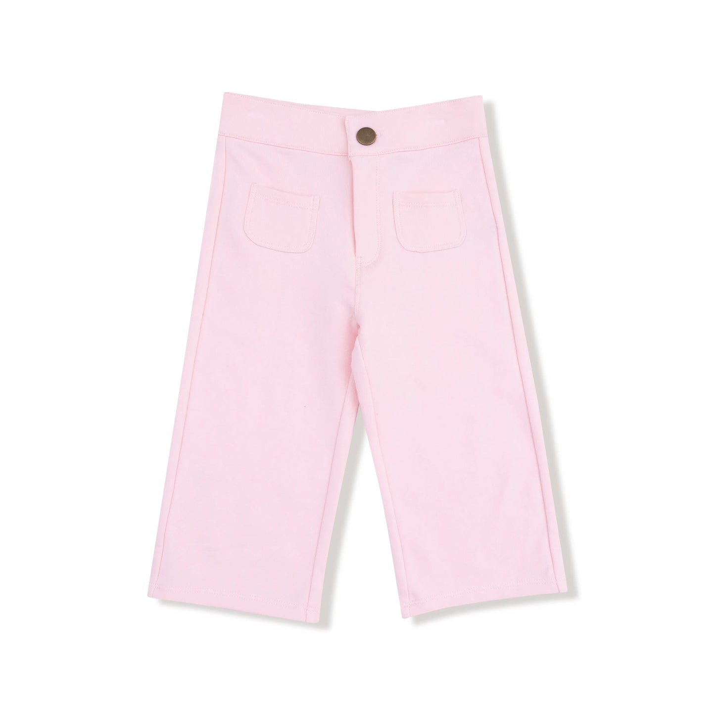 Angel Dear High Waisted Wide Leg Pant Soft French Terry Angel Dear Everetts Place: Online Boutique