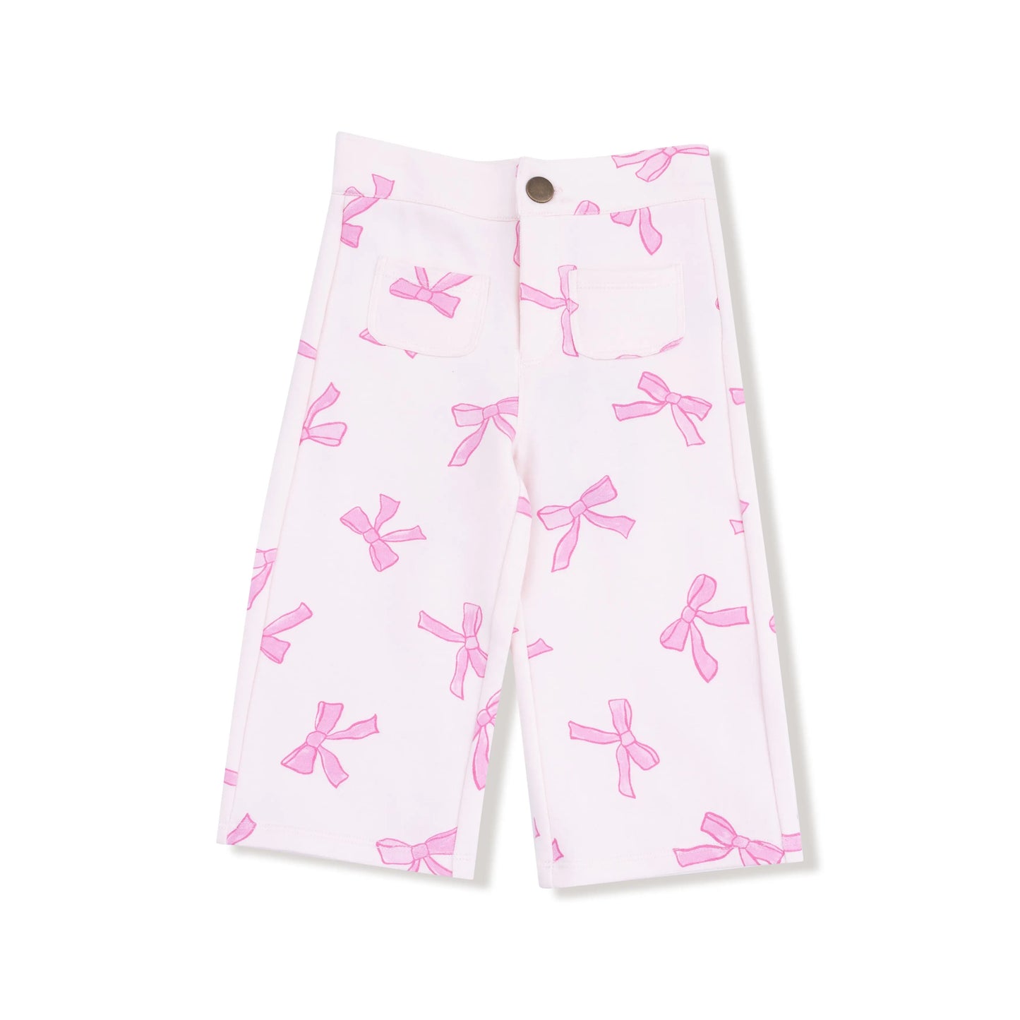 Angel Dear High Waisted Wide Leg Pant With Button Fly Angel Dear Everetts Place: Online Boutique