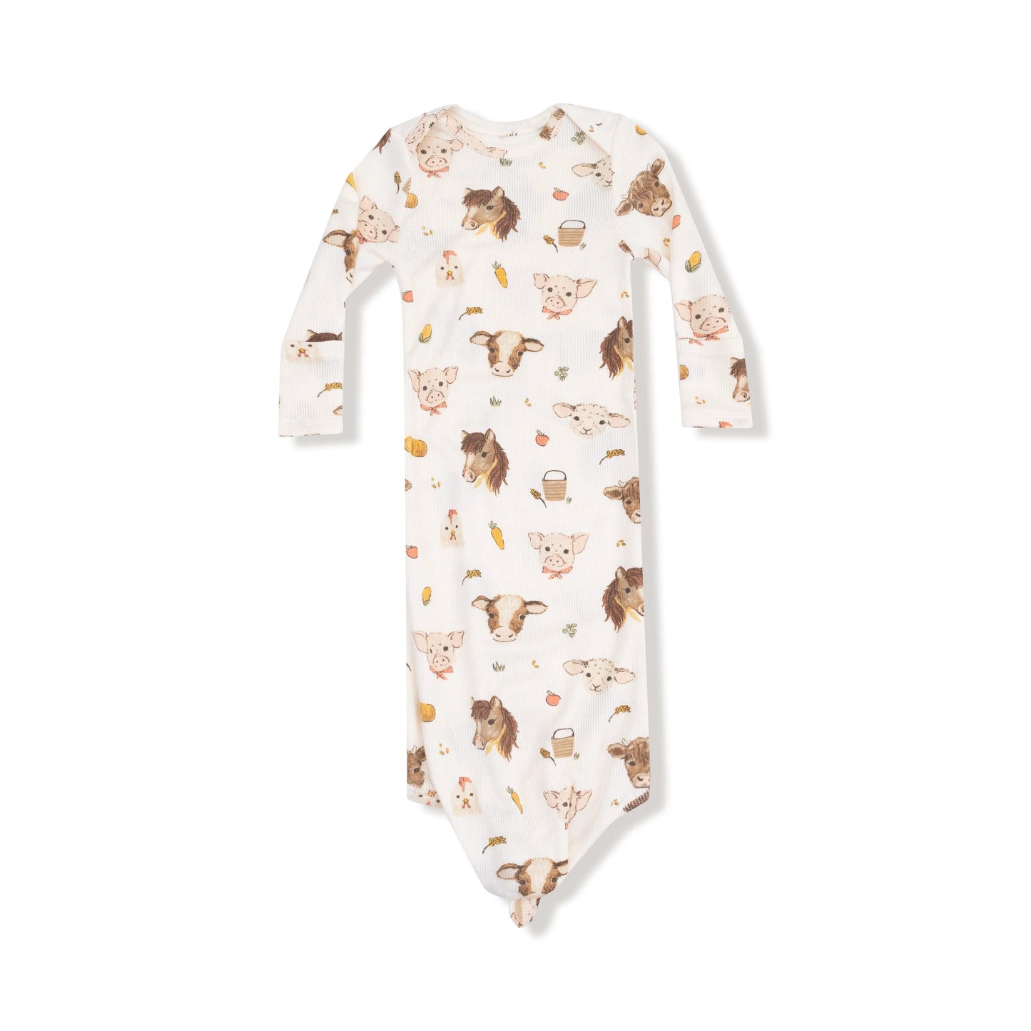 Angel Dear Knotted Baby Gown Soft Comfort For Newborns Angel Dear Everetts Place: Online Boutique