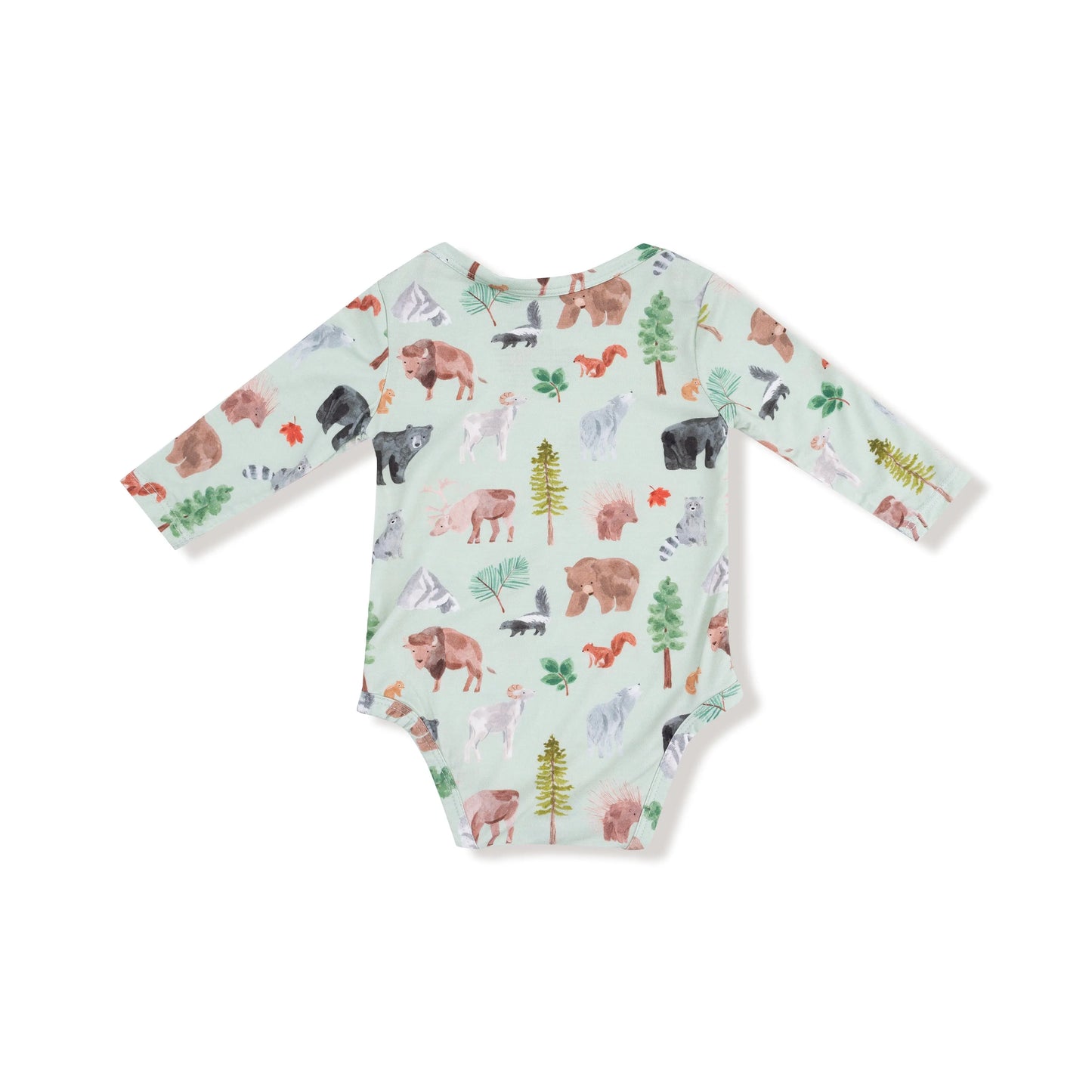 Angel Dear Lap Shoulder Bamboo Long Sleeve Baby Bodysuit Angel Dear Everetts Place: Online Boutique