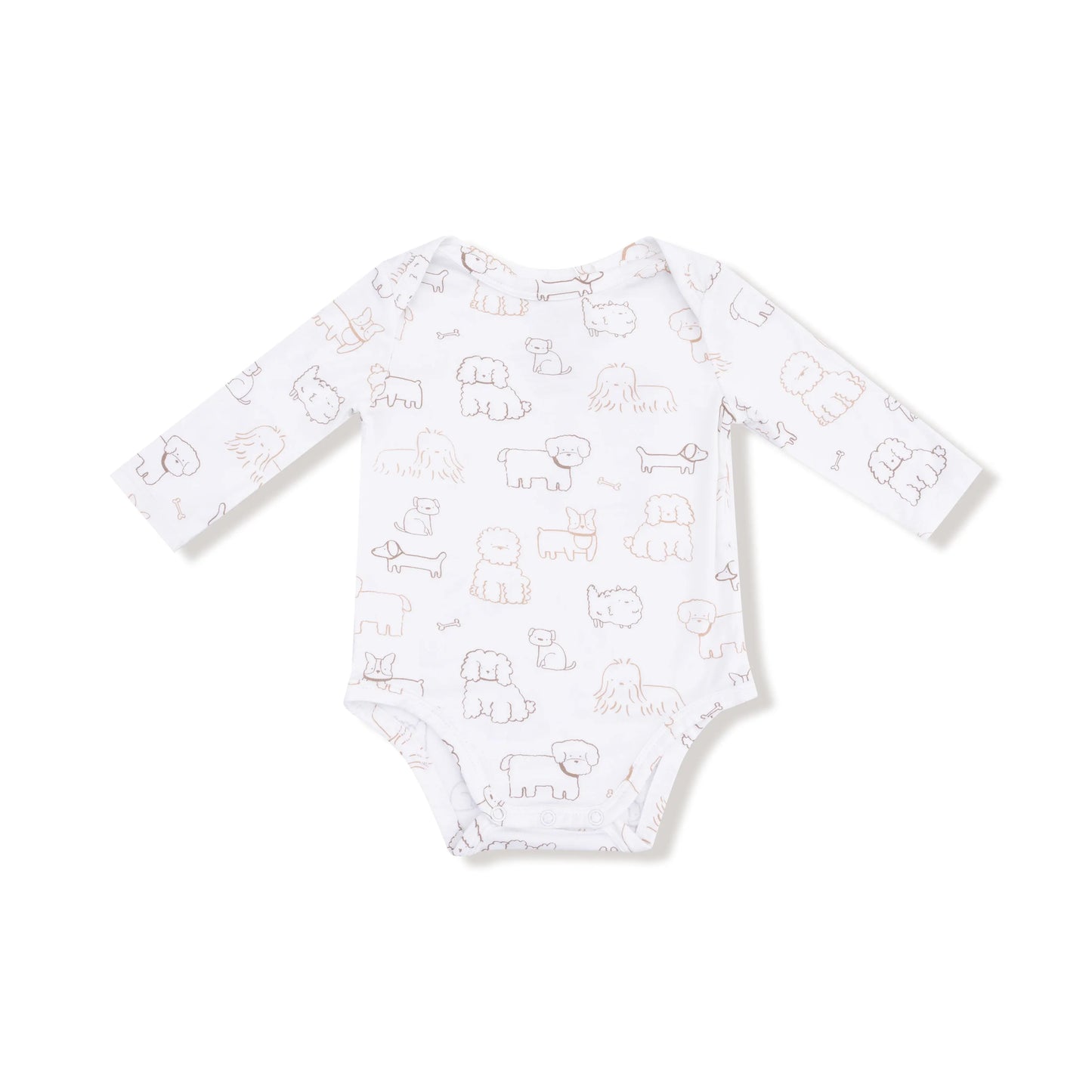 Angel Dear Lap Shoulder Bamboo Long Sleeve Bodysuit Angel Dear Everetts Place: Online Boutique