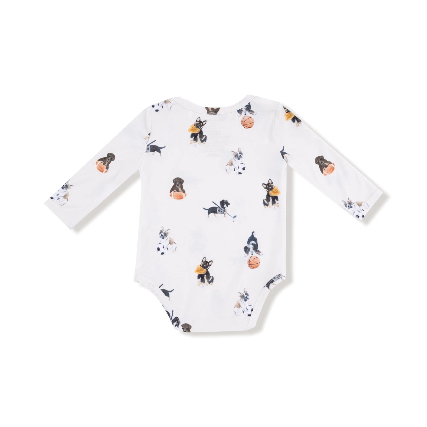 Angel Dear Lap Shoulder Long Sleeve Bamboo Bodysuit Angel Dear Everetts Place: Online Boutique