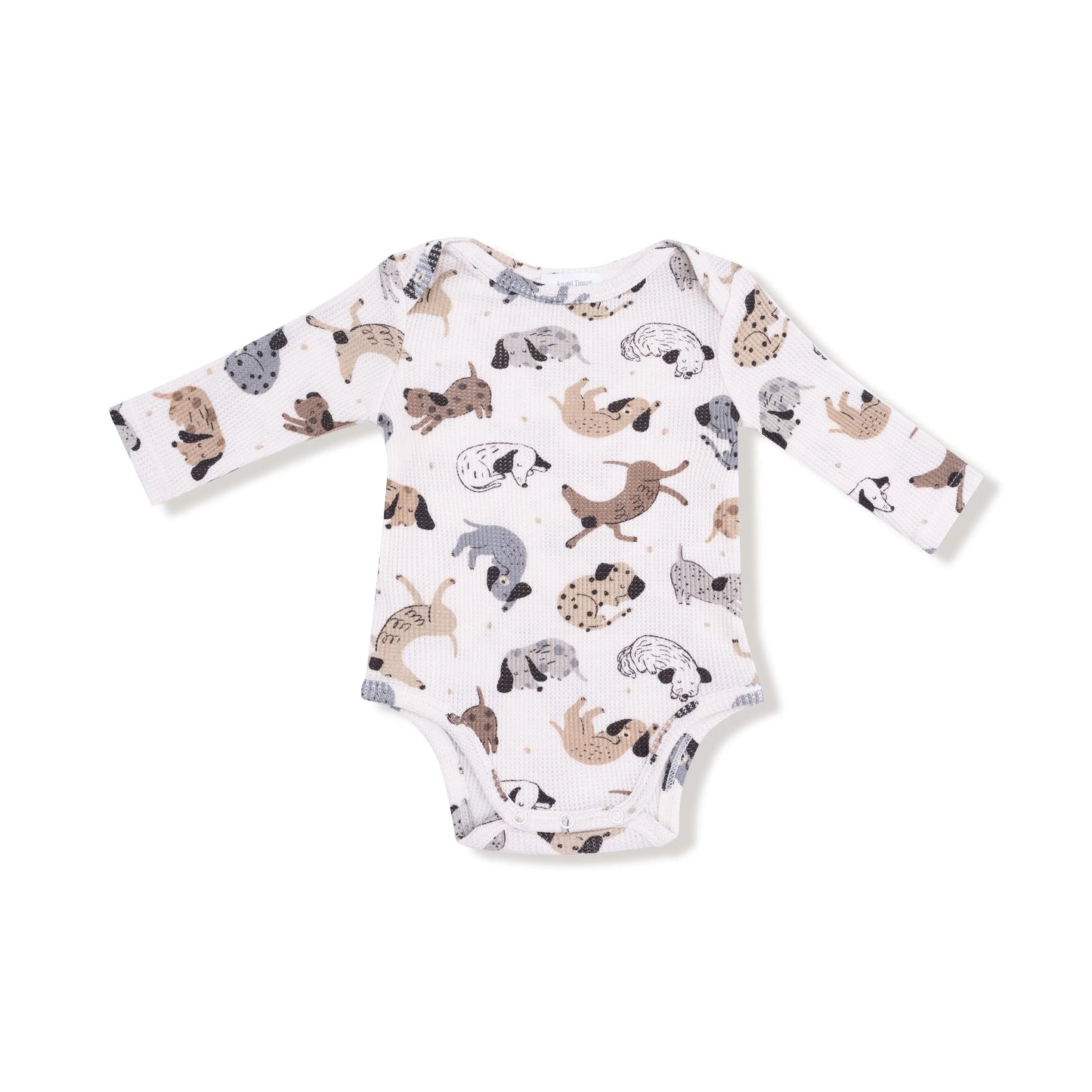 Angel Dear Lap Shoulder Long Sleeve Waffle Bodysuit Baby Angel Dear Everetts Place: Online Boutique