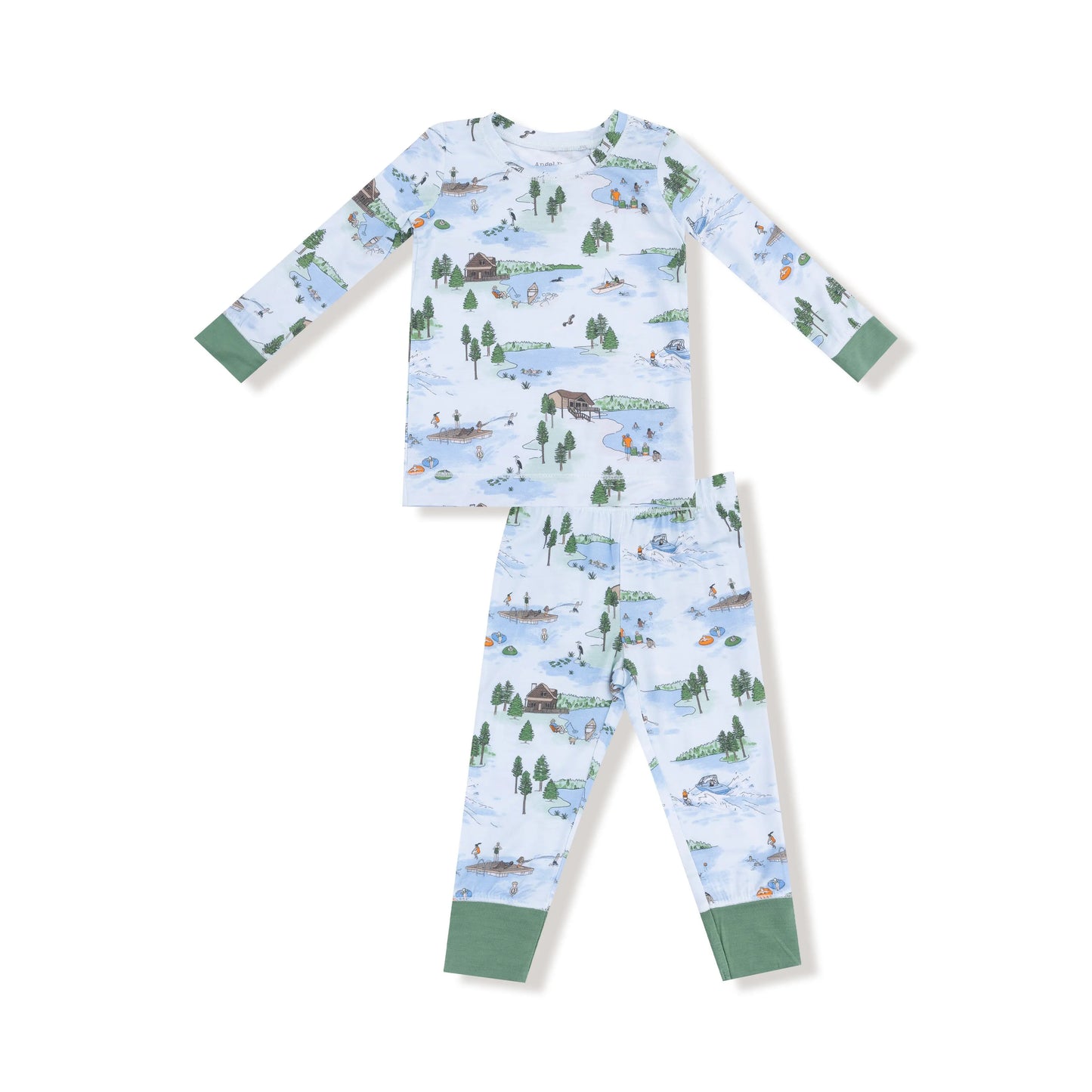 Angel Dear Long Sleeve Loungewear Set Cozy PJs For Cuddles Angel Dear Everetts Place: Online Boutique