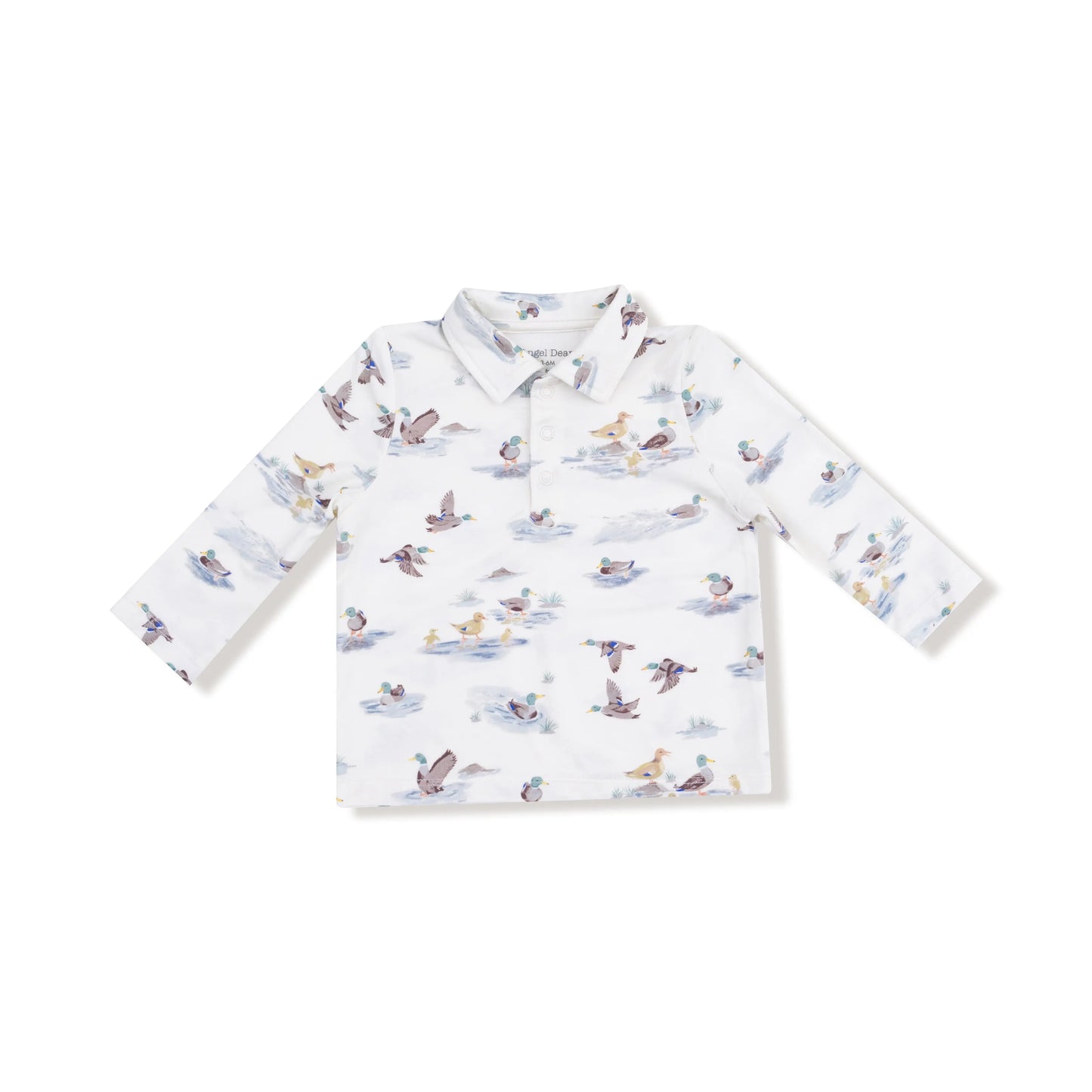 Angel Dear Angel Dear Long Sleeve Polo Shirt And Bamboo Jogger Set - Apparel & Accessories > Clothing > Baby & Toddler Clothing > Baby & Toddler Tops 632S
