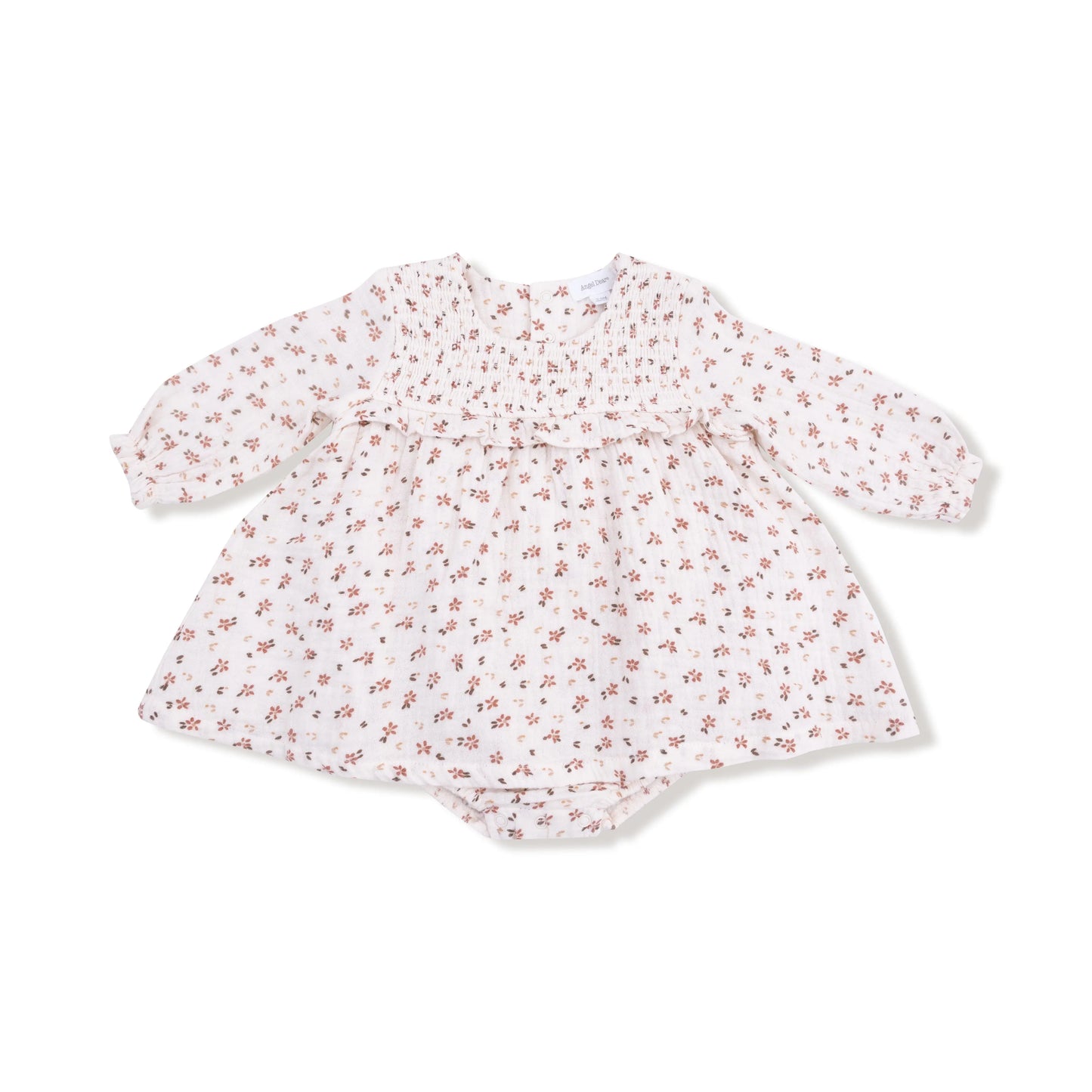 Angel Dear Angel Dear Long Sleeve Smocked Ruffle Bubble With Skirt - Apparel & Accessories > Clothing > Baby & Toddler Clothing > Baby One-Pieces 618