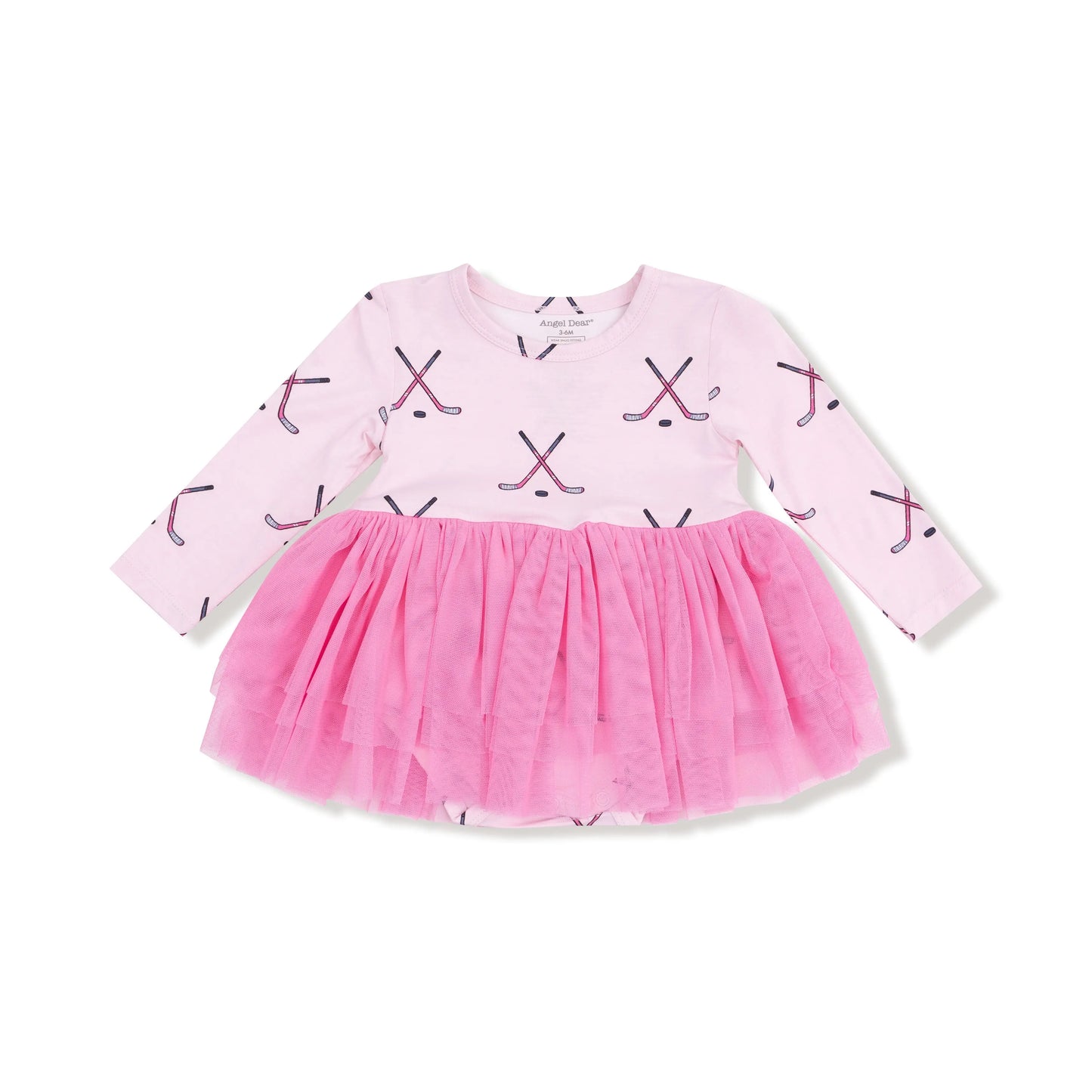 Angel Dear Angel Dear Long Sleeve Tutu Bodysuit Dress for Holidays - Apparel & Accessories > Clothing > Baby & Toddler Clothing > Baby One-Pieces 593