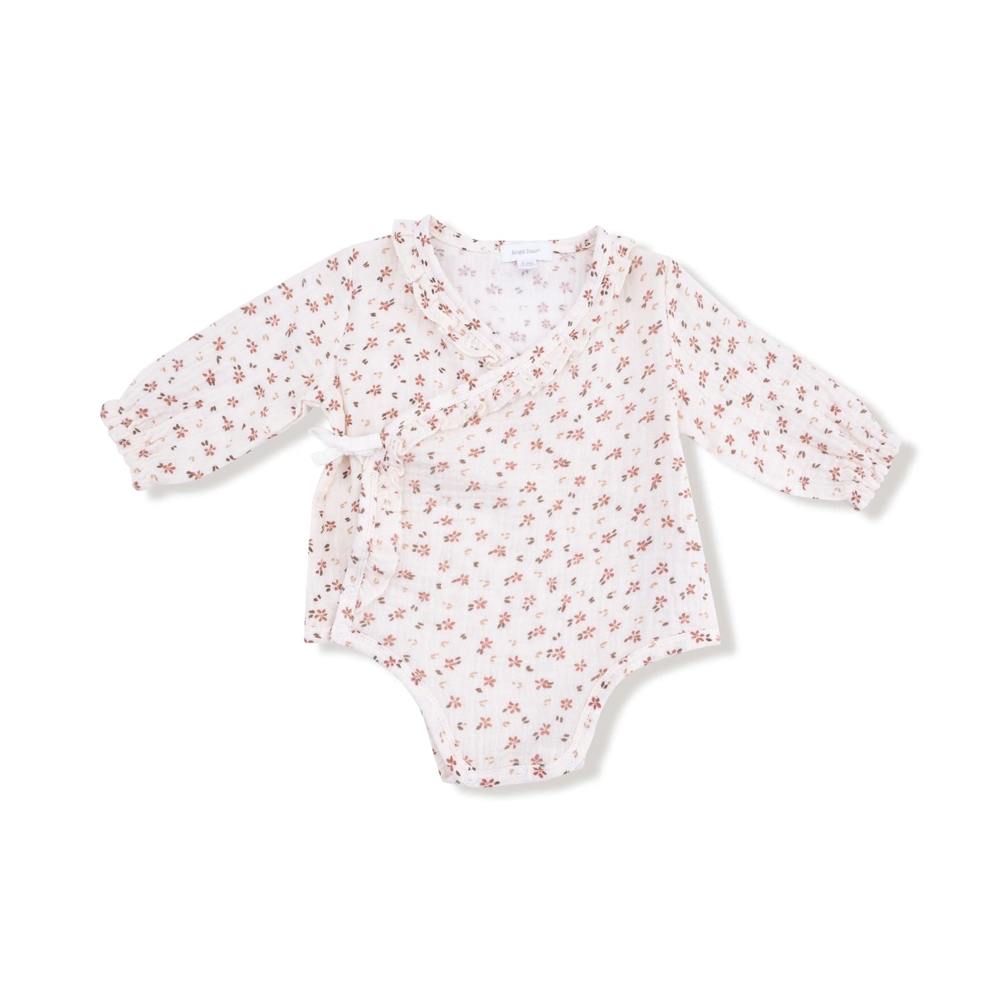 Angel Dear Organic Long Sleeve Kimono Bodysuit Ruffles Angel Dear Everetts Place: Online Boutique