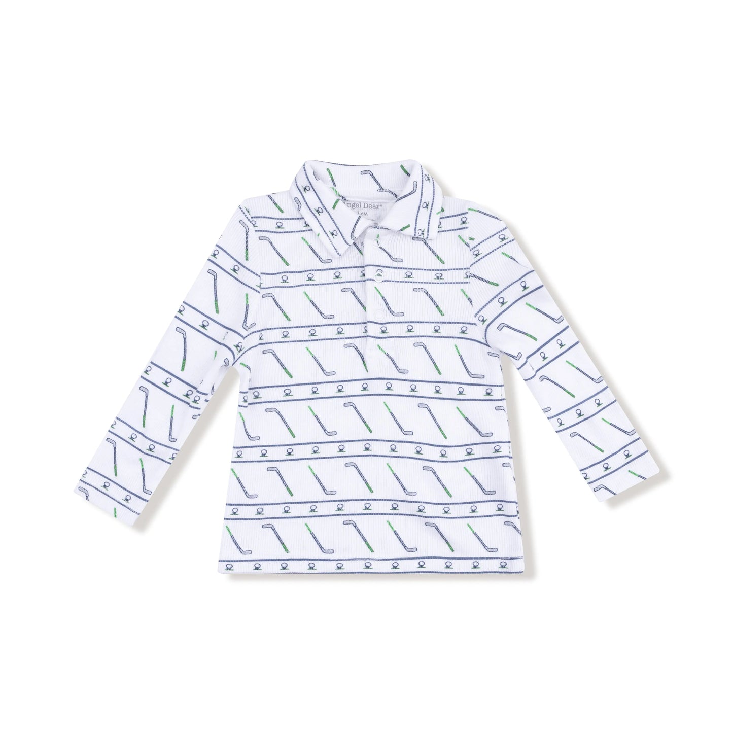 Angel Dear Polo Long Sleeve Shirt Cozy Soft Collar For Baby Angel Dear Everetts Place: Online Boutique