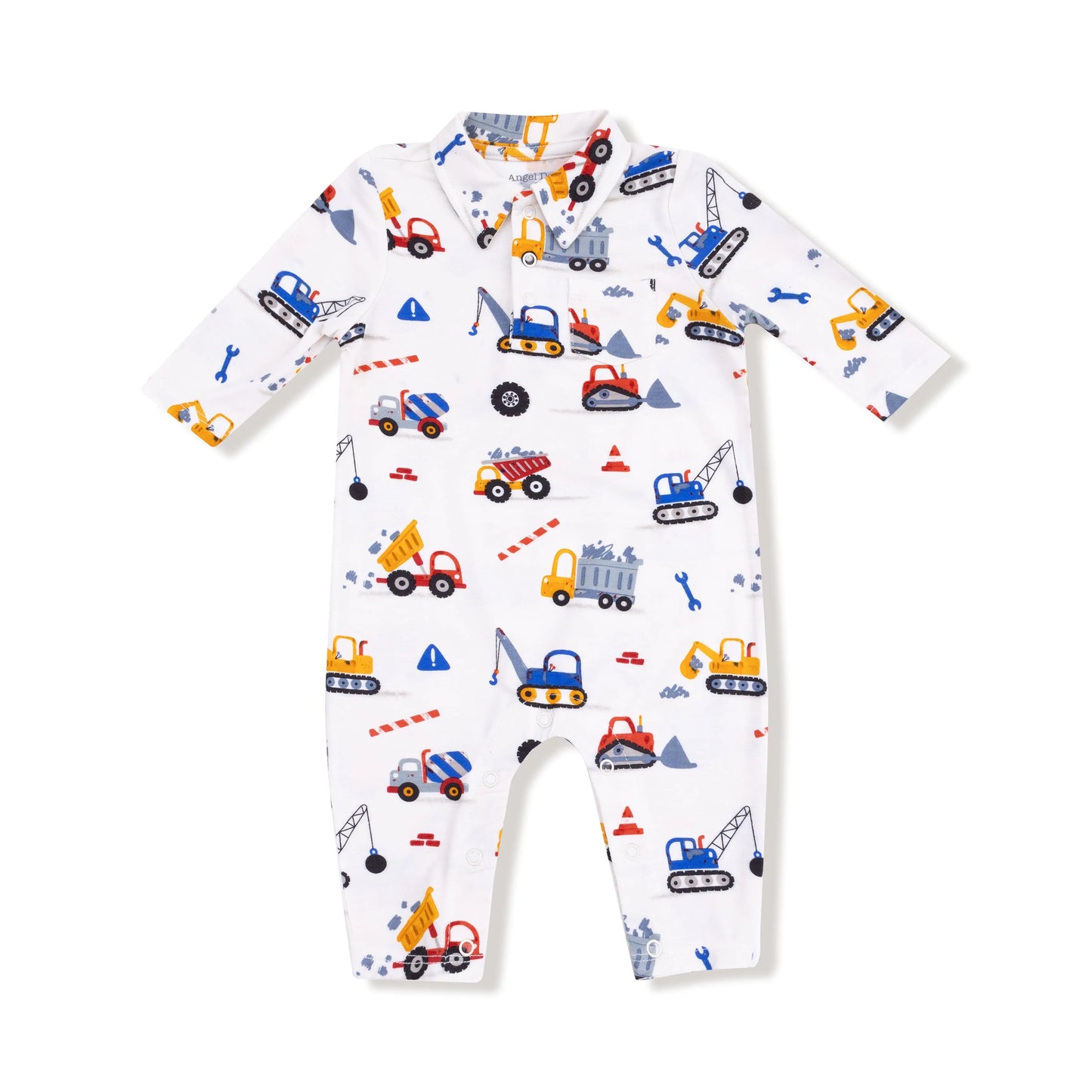 Angel Dear Polo Romper Baby Viscose Bamboo Soft Cozy Fit Angel Dear Everetts Place: Online Boutique