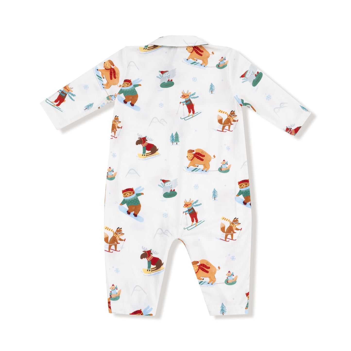 Angel Dear Polo Romper Soft Viscose Bamboo Cozy Baby Outfit Angel Dear Everetts Place: Online Boutique
