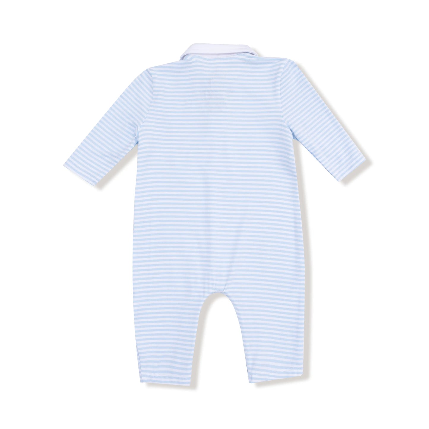 Angel Dear Polo Romper With Golf Cart Applique Silky Bamboo Angel Dear Everetts Place: Online Boutique