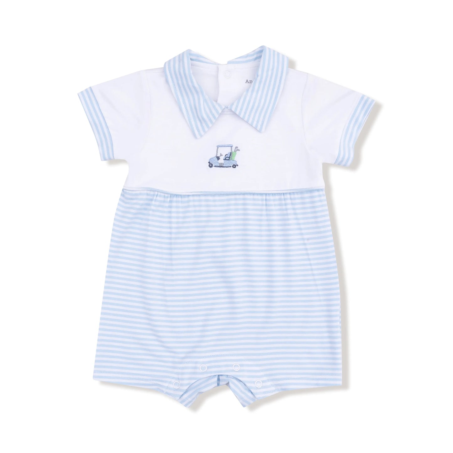 Angel Dear Polo Shortie With Contrast Trim Baby One Piece Angel Dear Everetts Place: Online Boutique