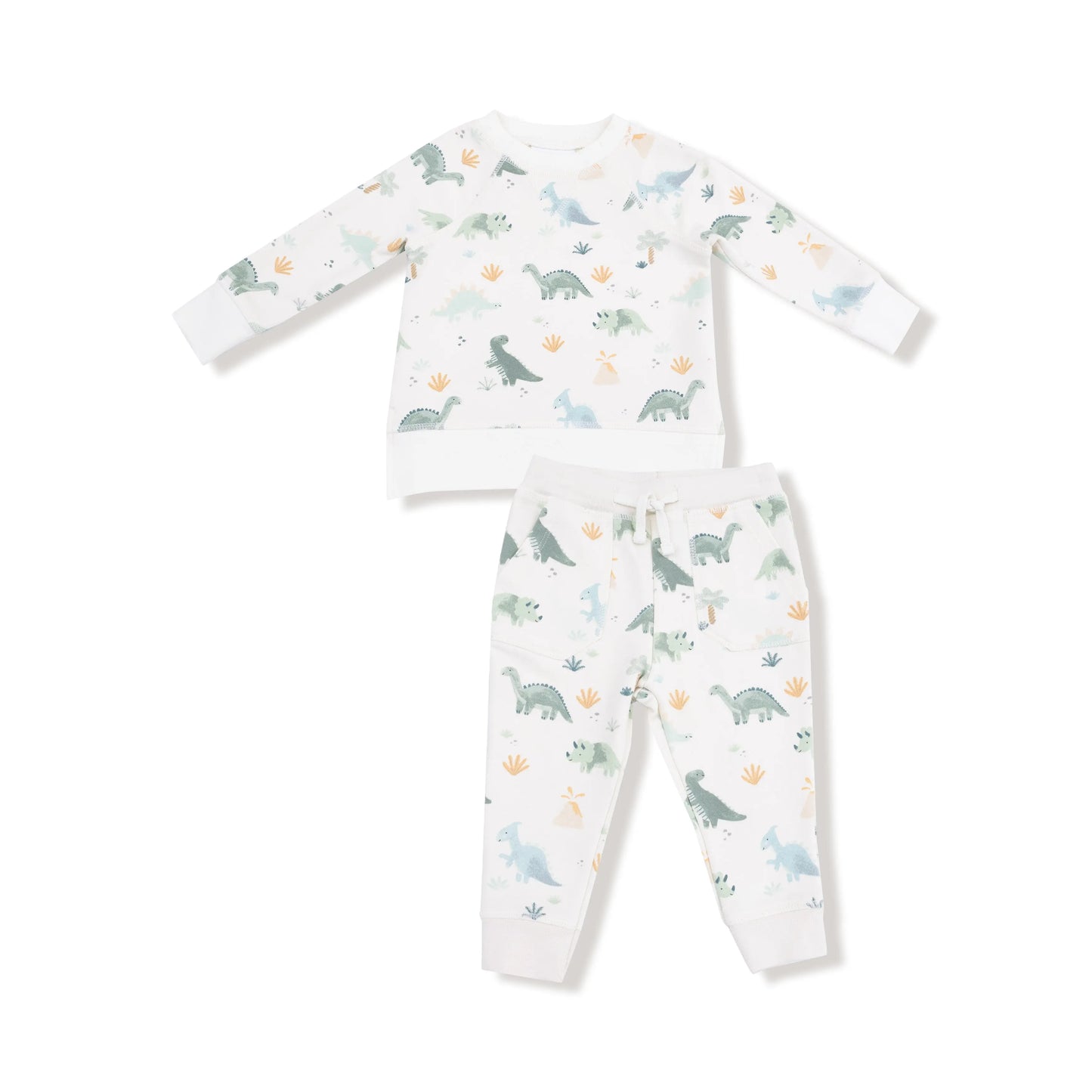Angel Dear Raglan Sweatshirt And Jogger Set Organic Cotton Angel Dear Everetts Place: Online Boutique