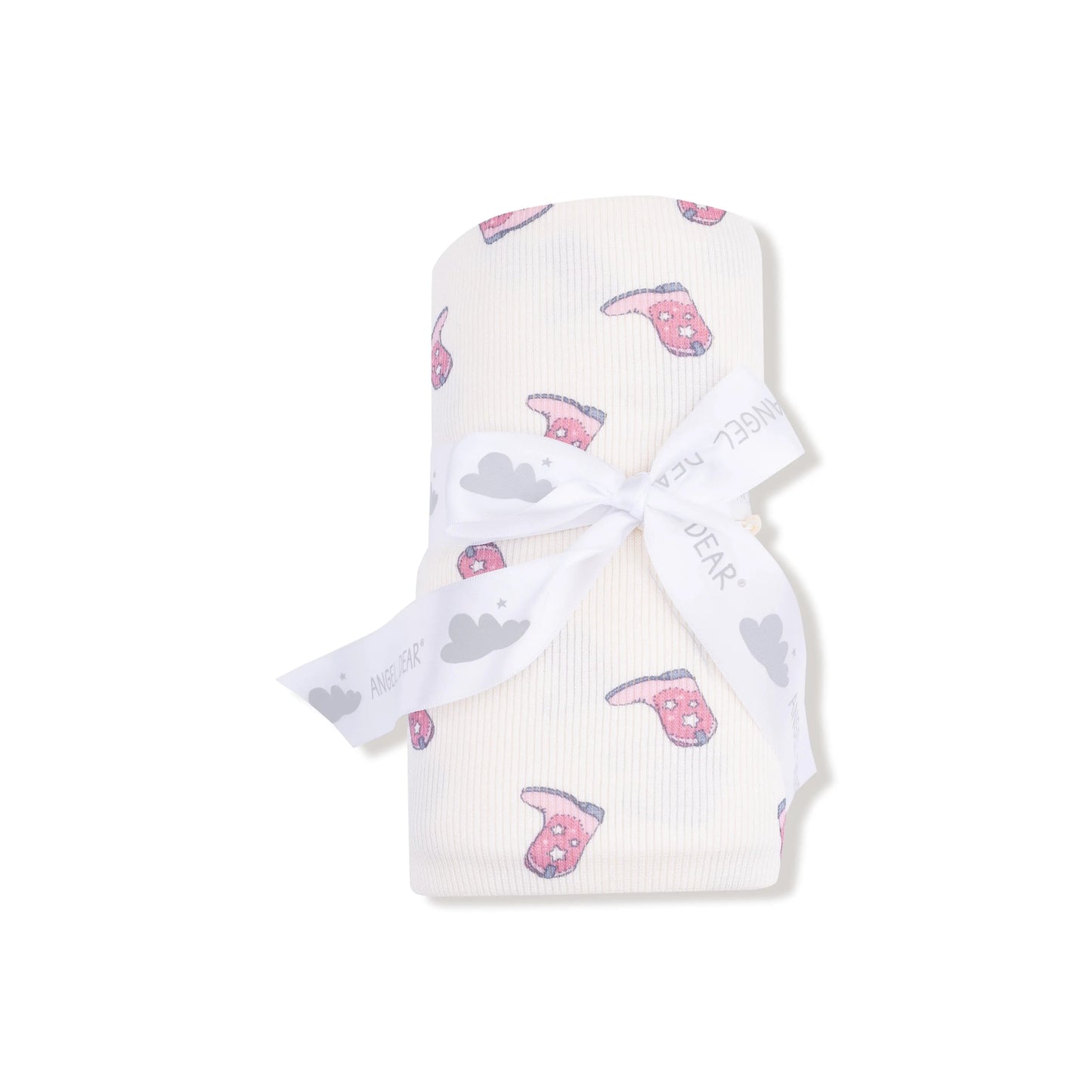 Angel Dear Ribbed Modal Swaddle Blanket 45x45 Inches Angel Dear Everetts Place: Online Boutique