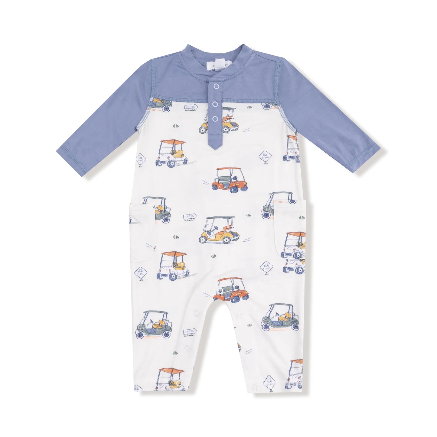 Angel Dear Romper With Contrast Sleeves For Cozy Play Angel Dear Everetts Place: Online Boutique