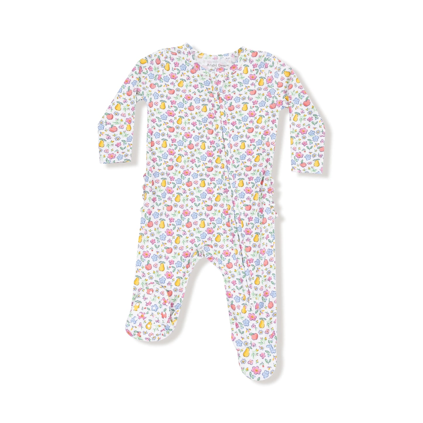 Angel Dear Ruffle Back Two Way Zipper Footie Bamboo Cozy Angel Dear Everetts Place: Online Boutique