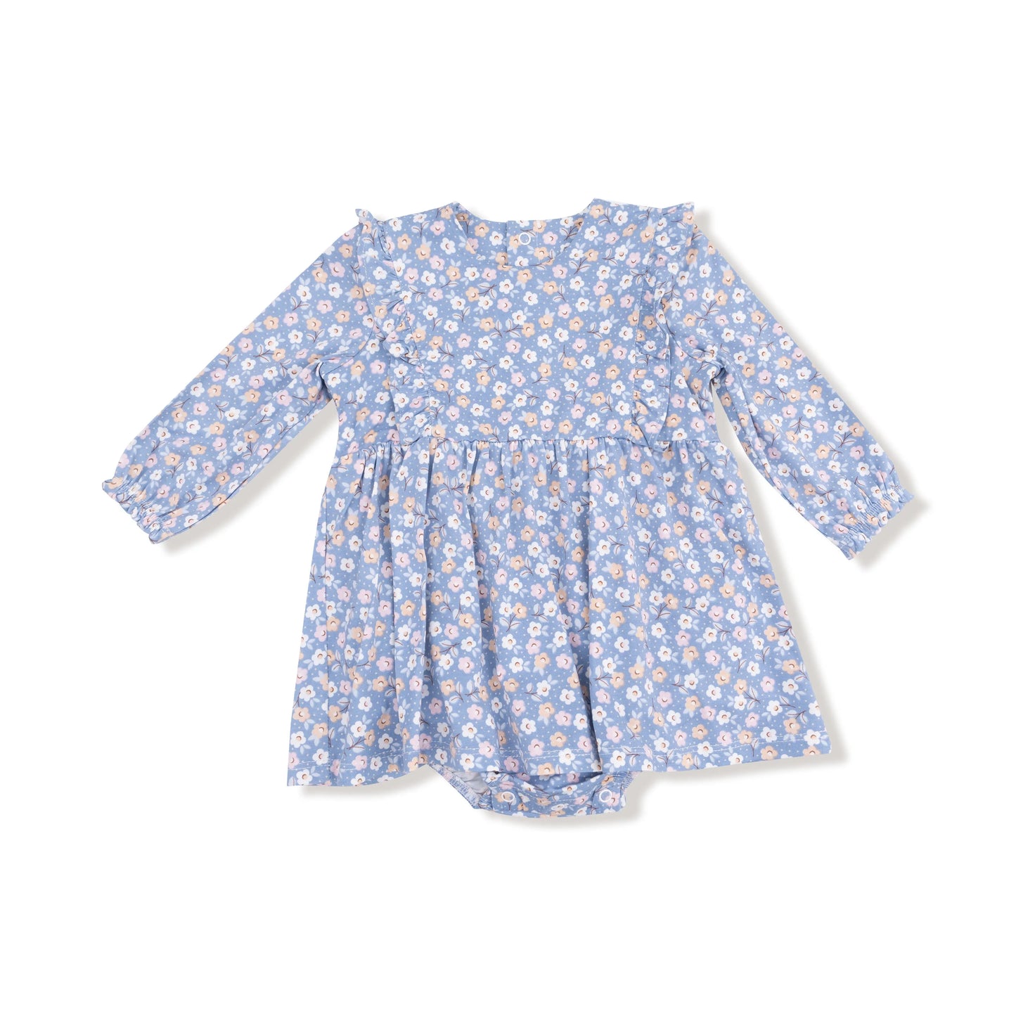 Angel Dear Ruffle Long Sleeve Bodysuit Dress For Baby Angel Dear Everetts Place: Online Boutique