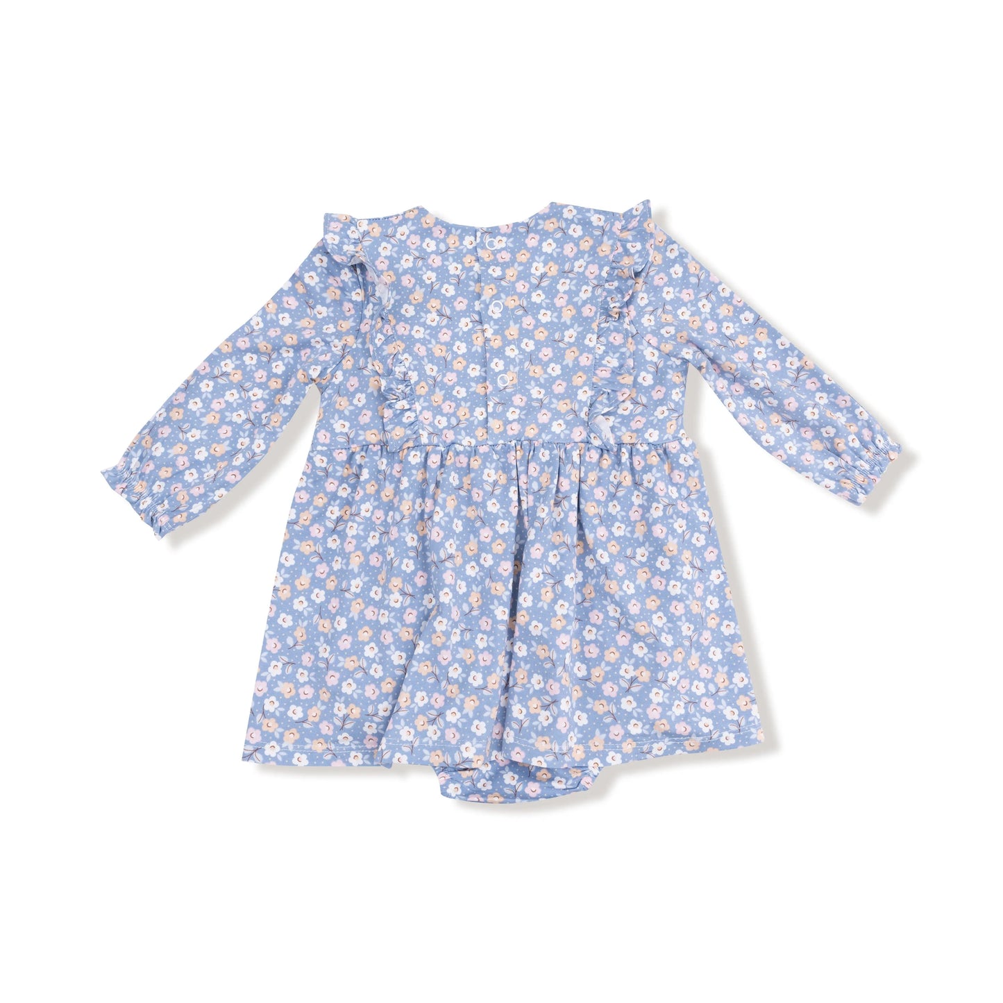 Angel Dear Ruffle Long Sleeve Bodysuit Dress For Baby Angel Dear Everetts Place: Online Boutique