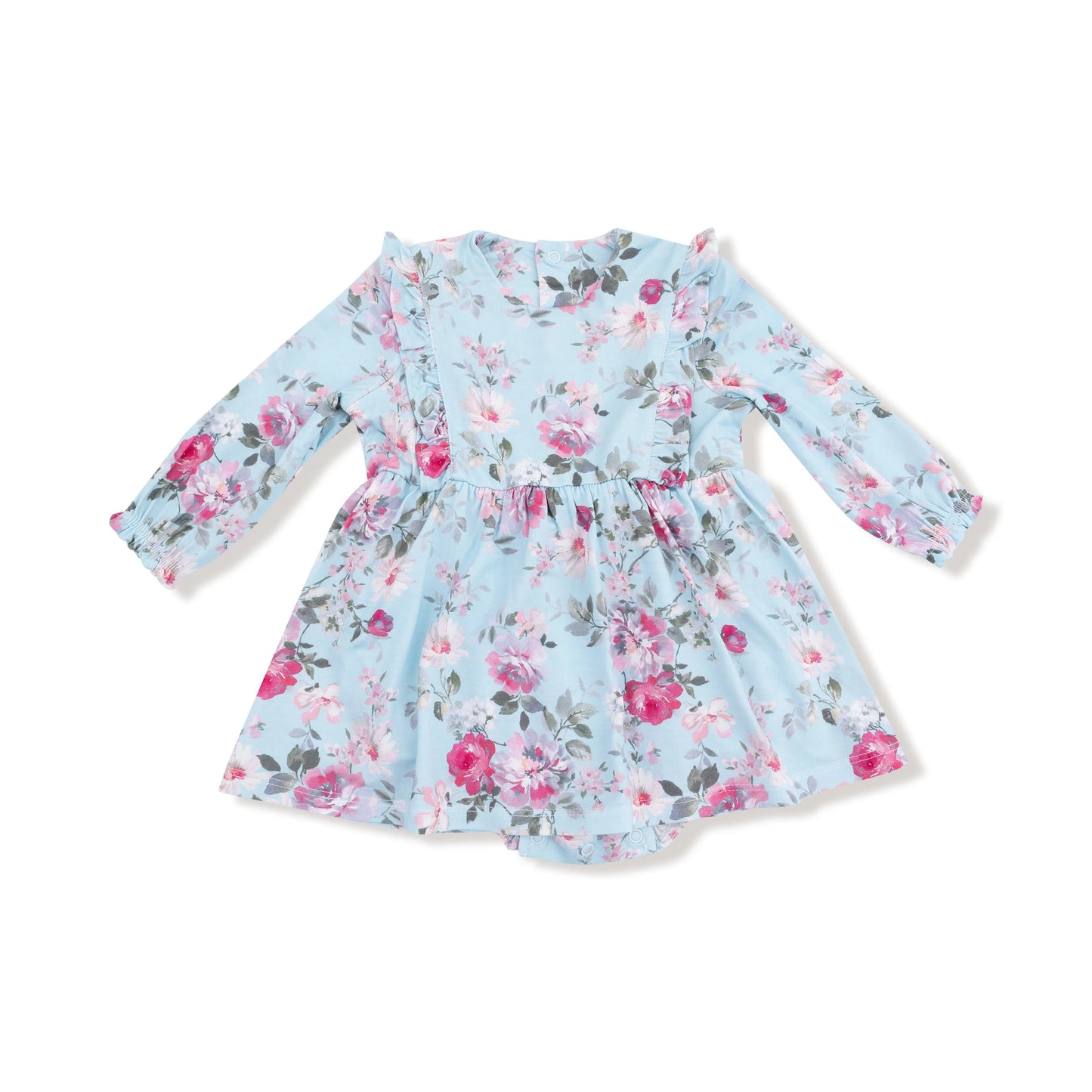 Angel Dear Ruffle Long Sleeve Bodysuit Dress For Baby Angel Dear Everetts Place: Online Boutique