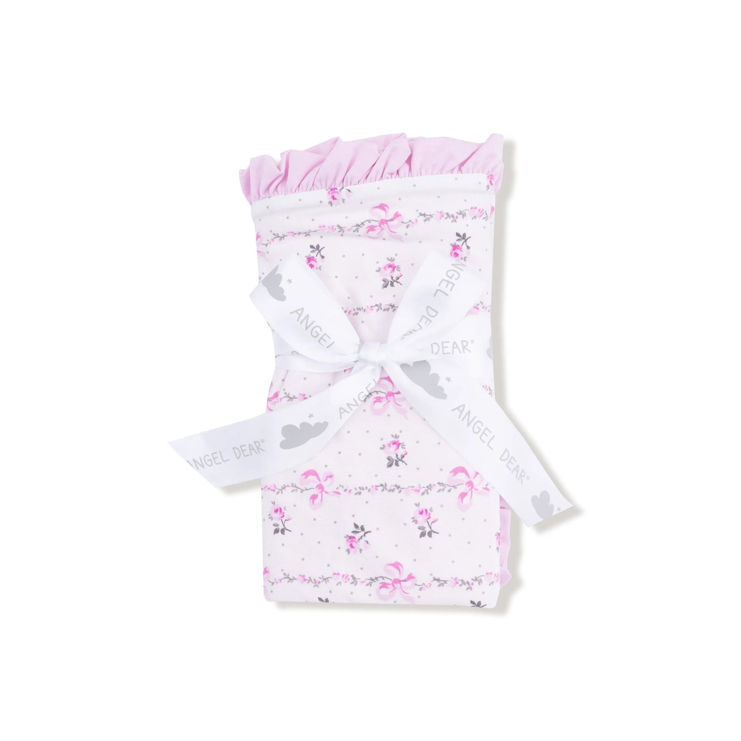 Angel Dear Ruffle Receiving Blanket Bamboo Viscose Soft Angel Dear Everetts Place: Online Boutique