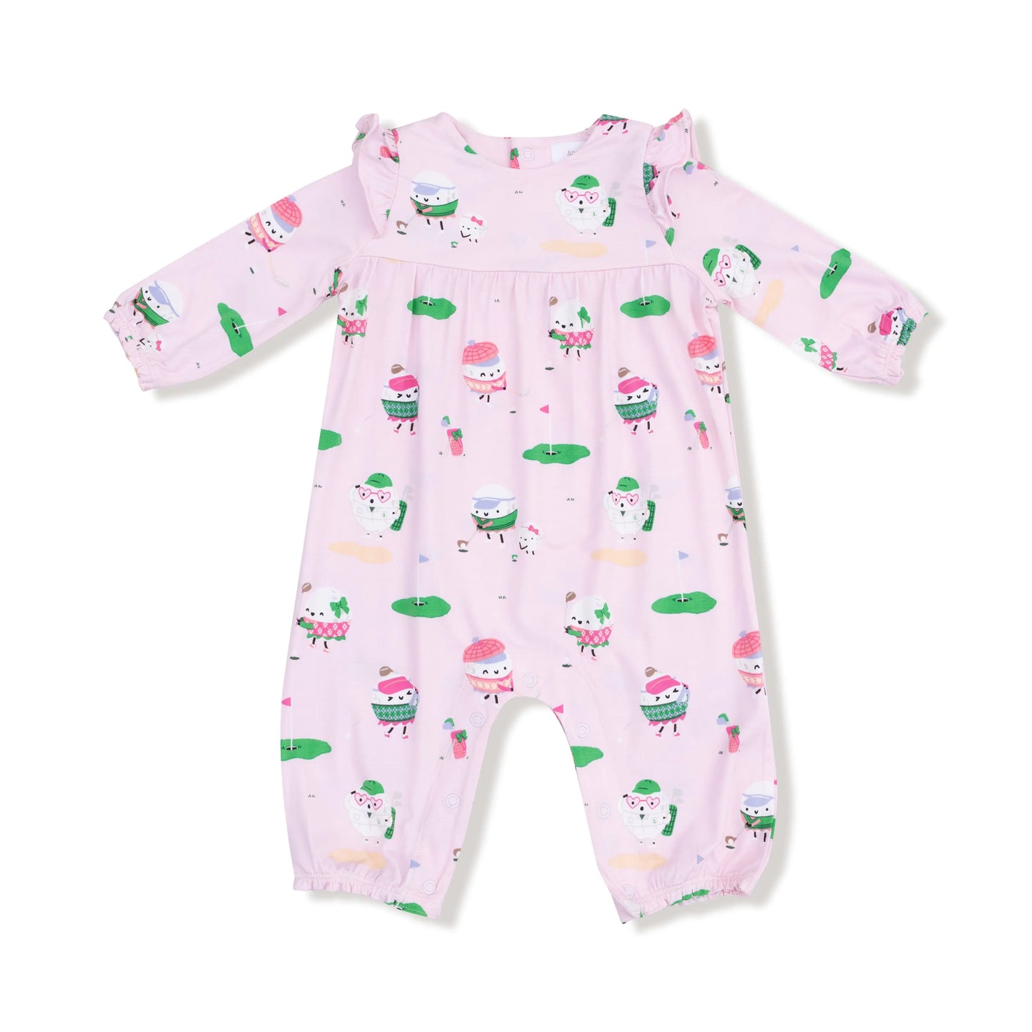 Angel Dear Ruffle Sleeve Romper Soft Viscose From Bamboo Angel Dear Everetts Place: Online Boutique