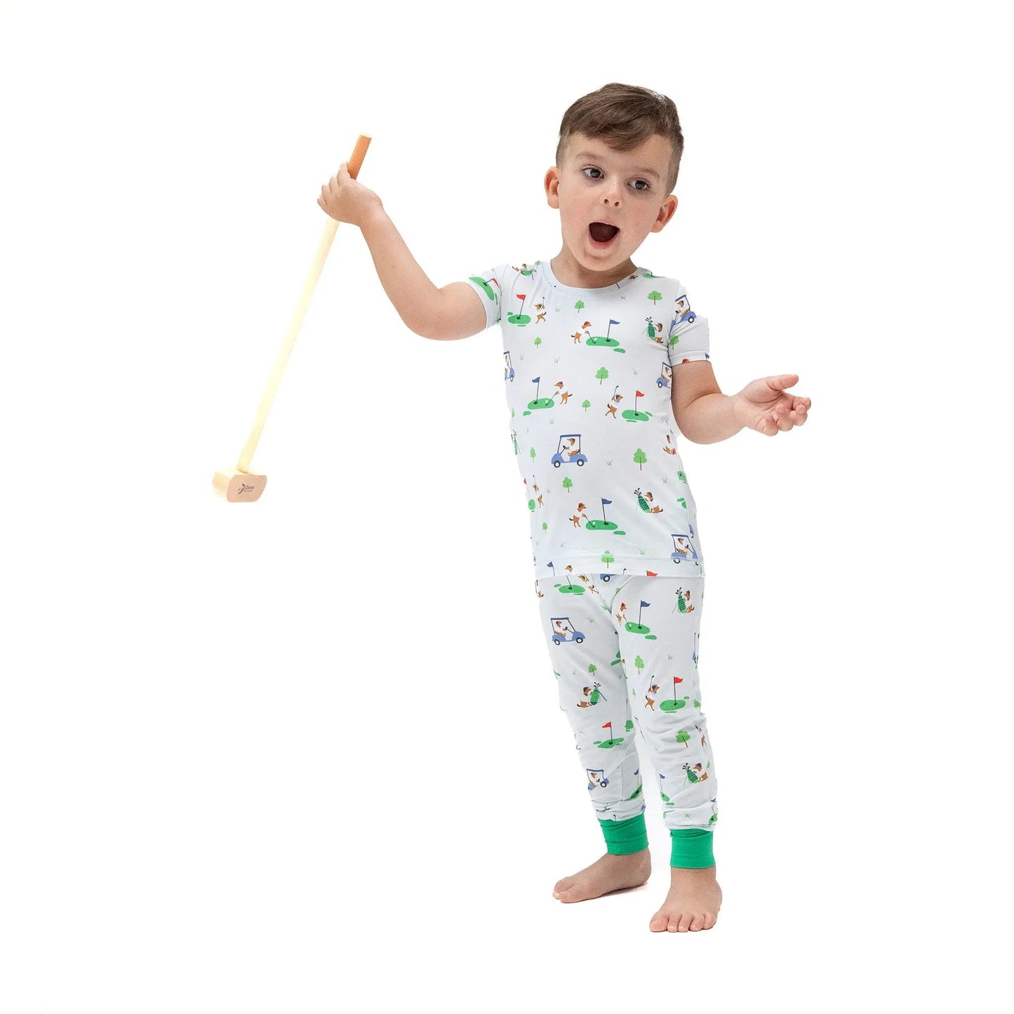 Angel Dear Angel Dear Short Sleeve Loungewear Set Two Piece Pajama - Apparel & Accessories > Clothing > Baby & Toddler Clothing > Baby & Toddler Sleepwear 257