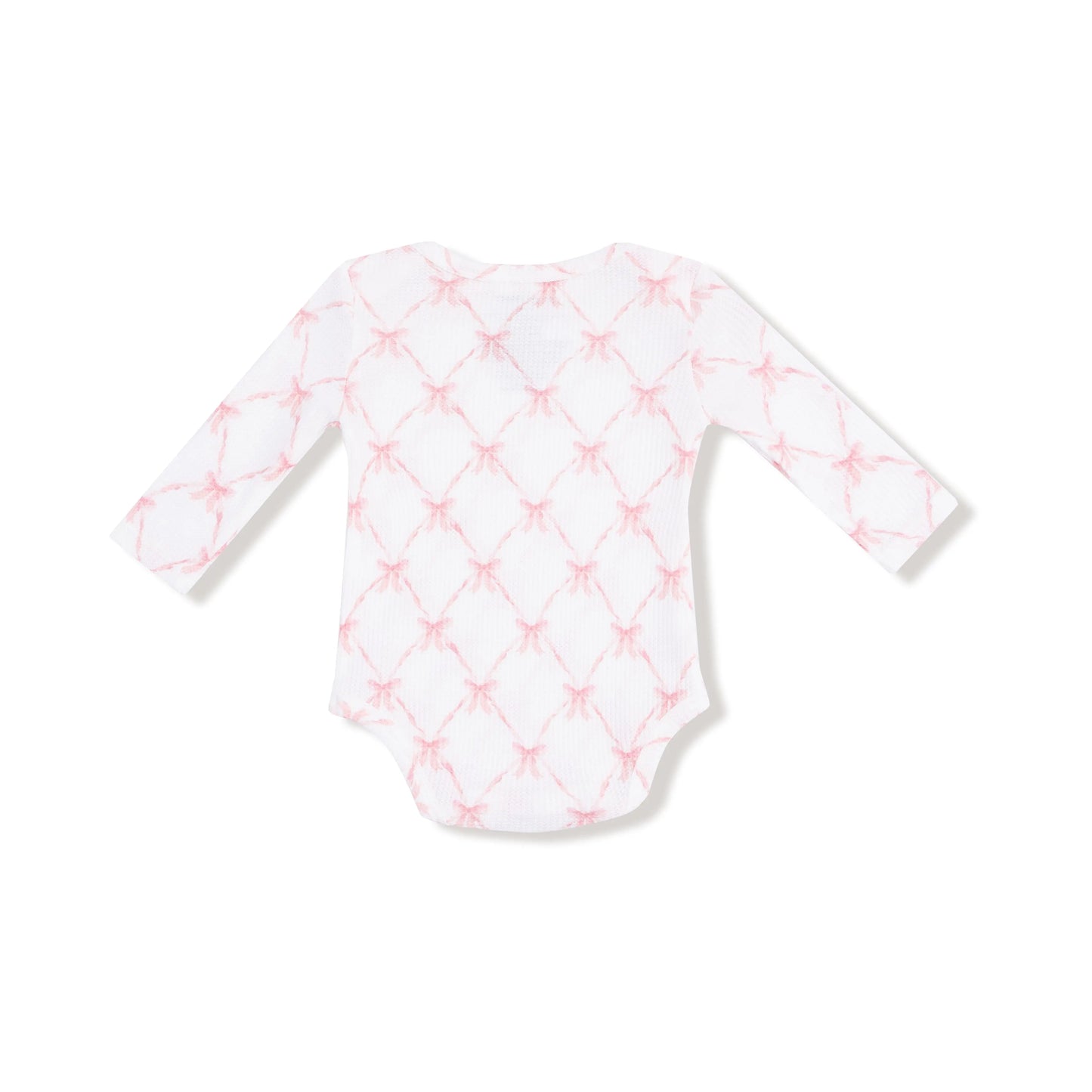 Angel Dear Thermal Waffle Lap Shoulder Long Sleeve Bodysuit Angel Dear Everetts Place: Online Boutique