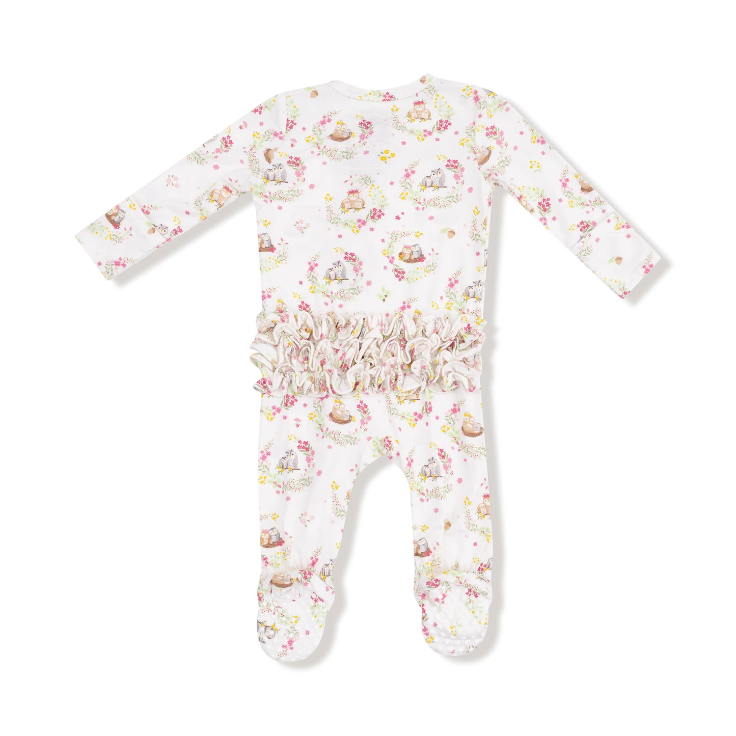 Angel Dear Two Way Ruffle Zipper Footie Soft For Baby Angel Dear Everetts Place: Online Boutique