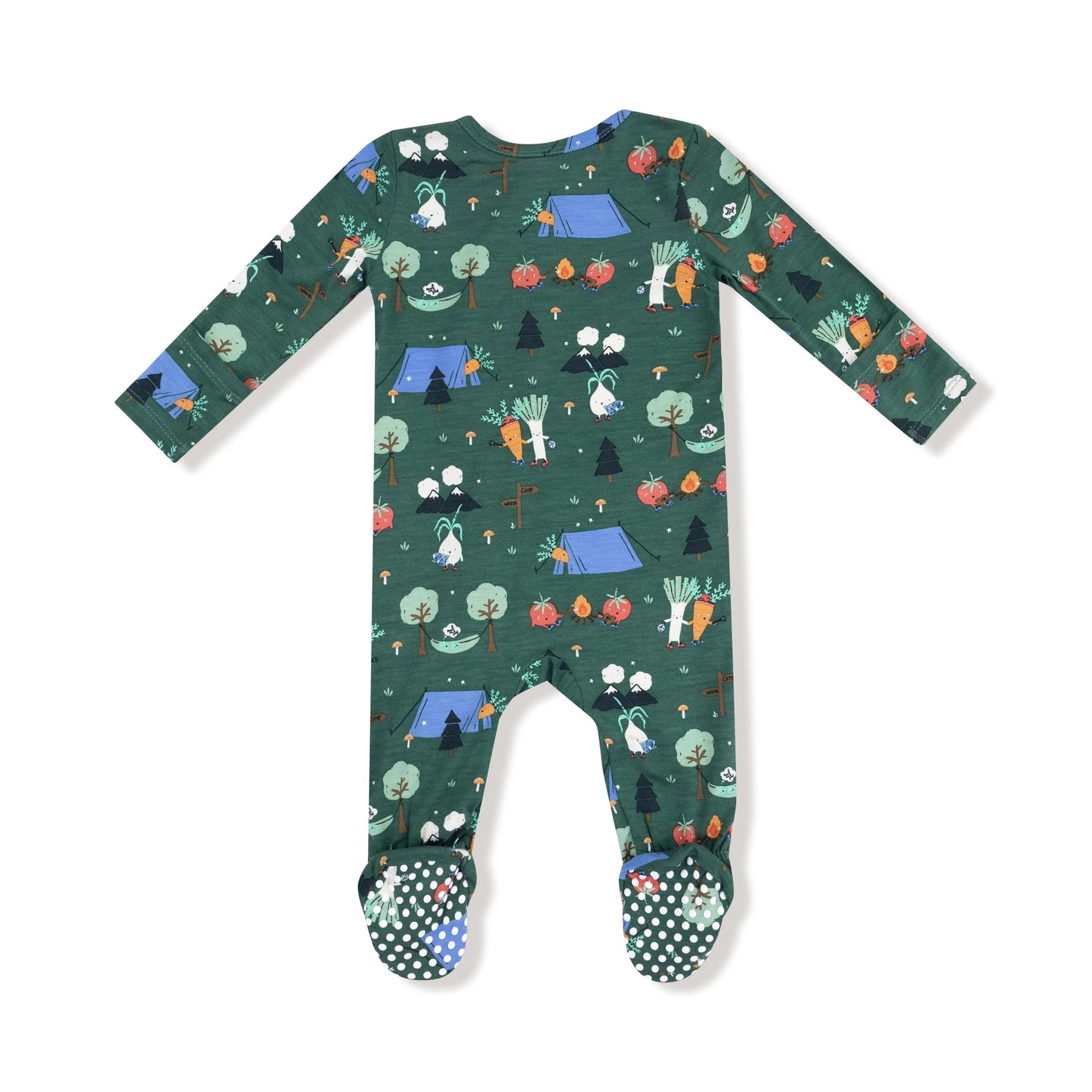 Angel Dear Two Way Zipper Footie With Fold Over Cuffs Angel Dear Everetts Place: Online Boutique