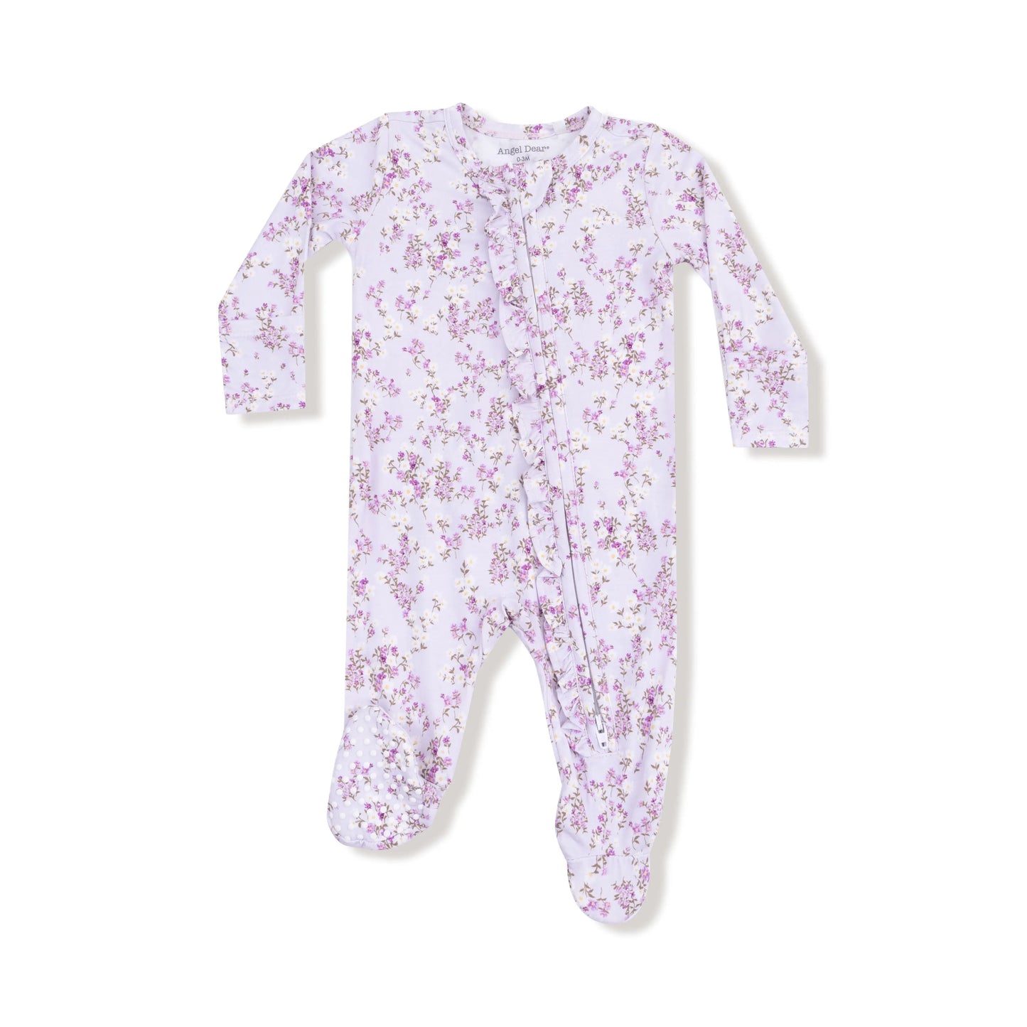Angel Dear Two Way Zipper Footie With Ruffle Front Angel Dear Everetts Place: Online Boutique