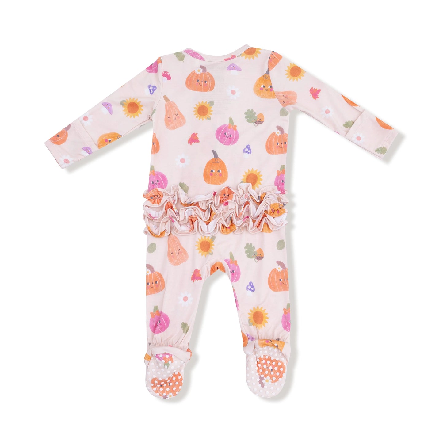 Angel Dear Two Way Zipper Ruffle Back Footie Cozy Bamboo Angel Dear Everetts Place: Online Boutique