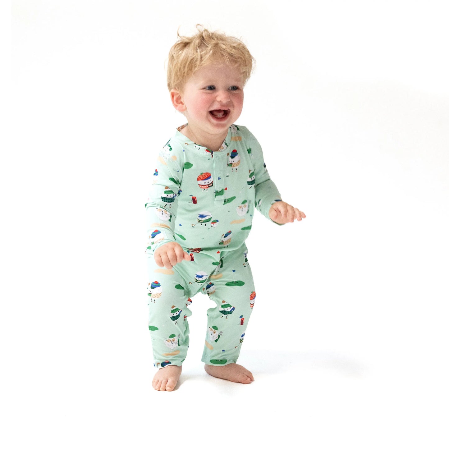 Angel Dear Angel Dear Uni Romper Cozy Henley Neckline For Fall Winter - Apparel & Accessories > Clothing > Baby & Toddler Clothing > Baby One-Pieces 106