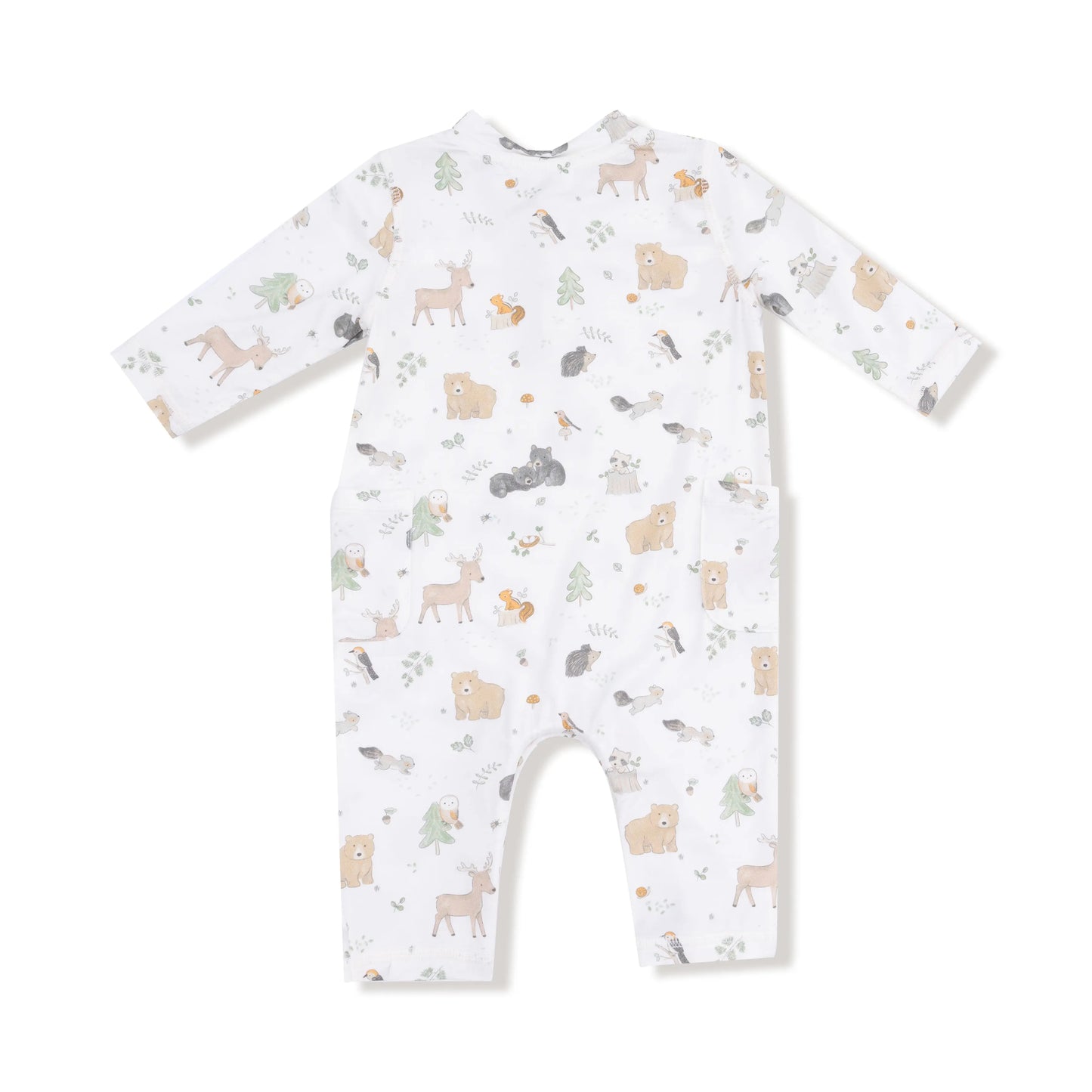 Angel Dear Angel Dear Uni Romper Henley Neckline Cozy Fall Winter Baby - Apparel & Accessories > Clothing > Baby & Toddler Clothing > Baby One-Pieces 106